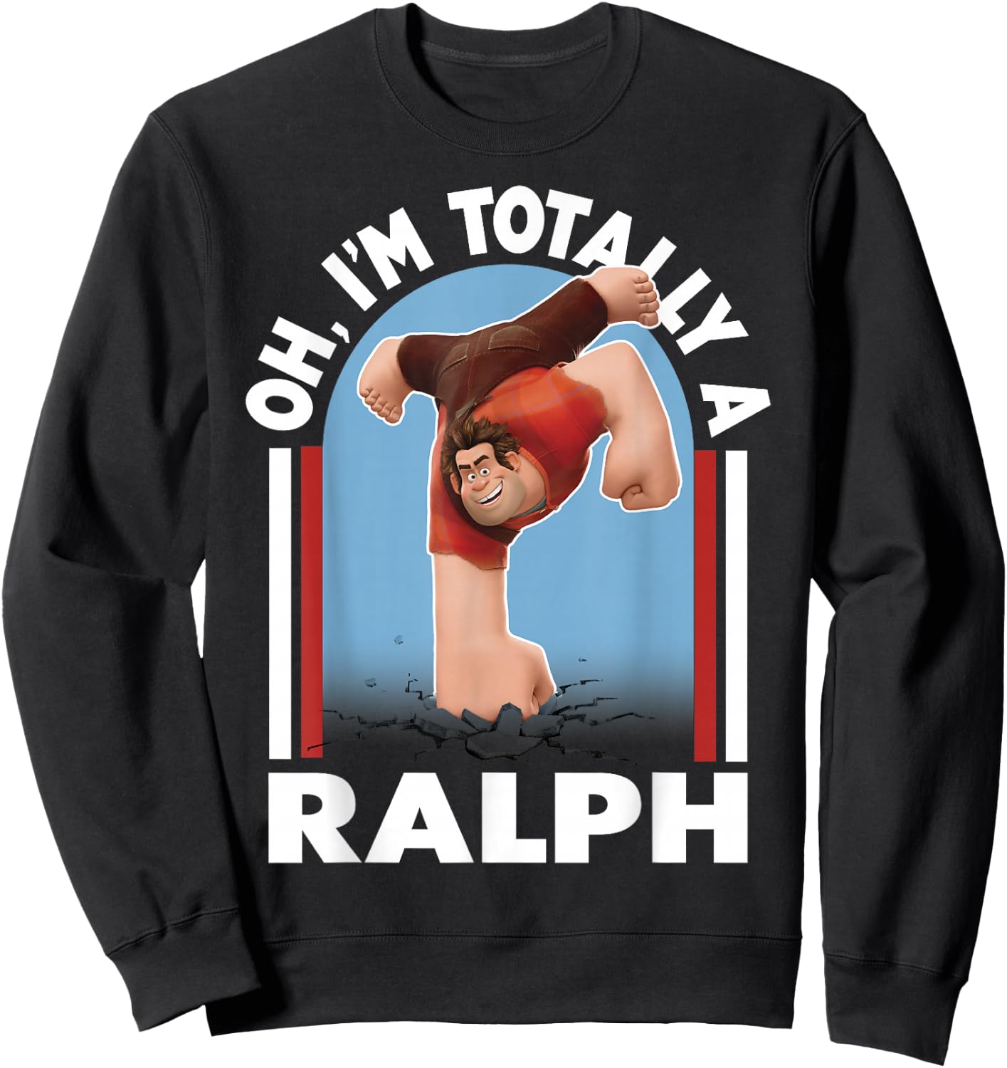 Disney Wreck It Ralph 2 Totally Ralph Graphic Sweatshirt - Sweatshirt | Black