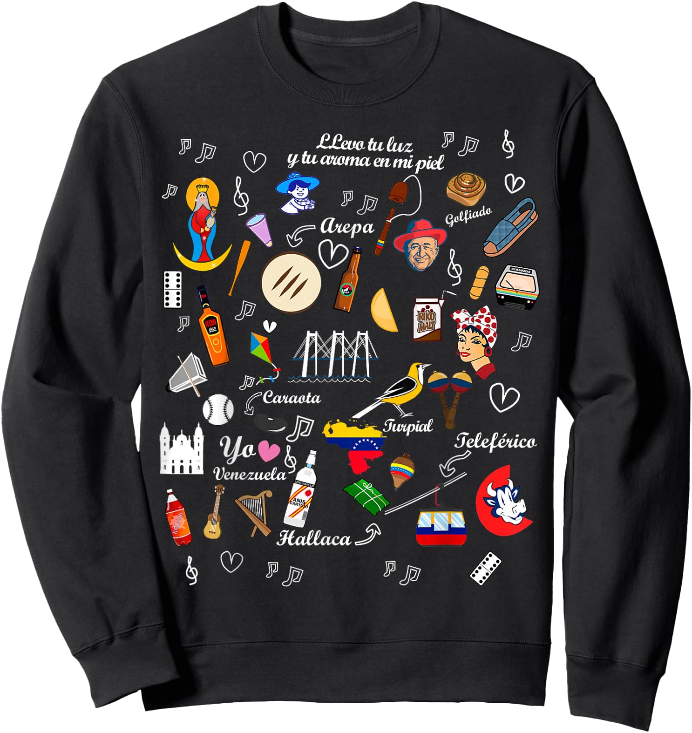 I Am a Proud Venezuelan Black Sweatshirt - Sweatshirt | Black