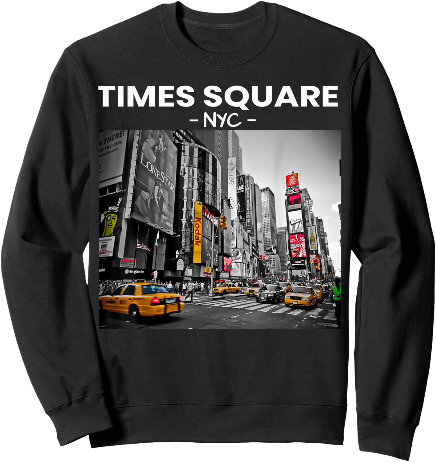 Times Square T Shirt NYC New York City Gift Sweatshirt - Sweatshirt | Black