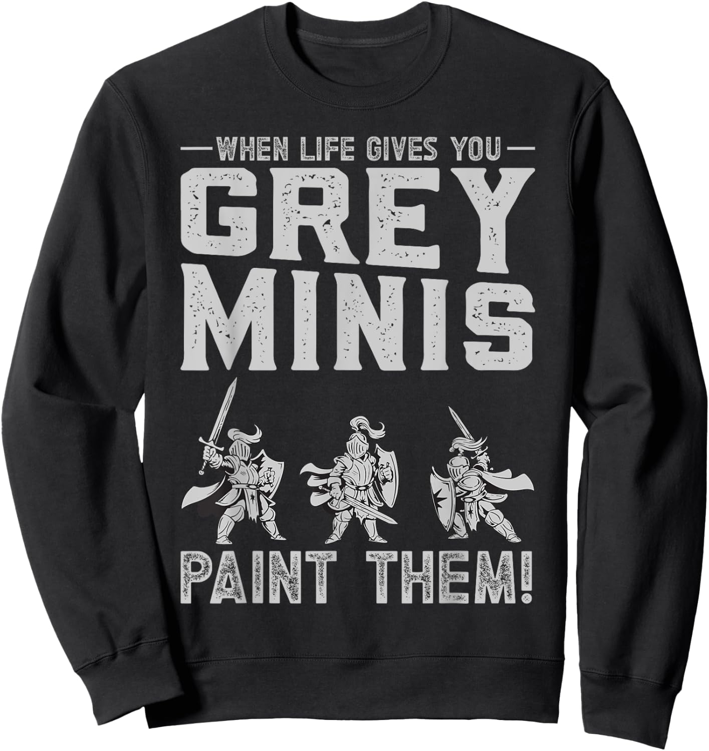 Miniature Painting Sweatshirt - Sweatshirt | Black