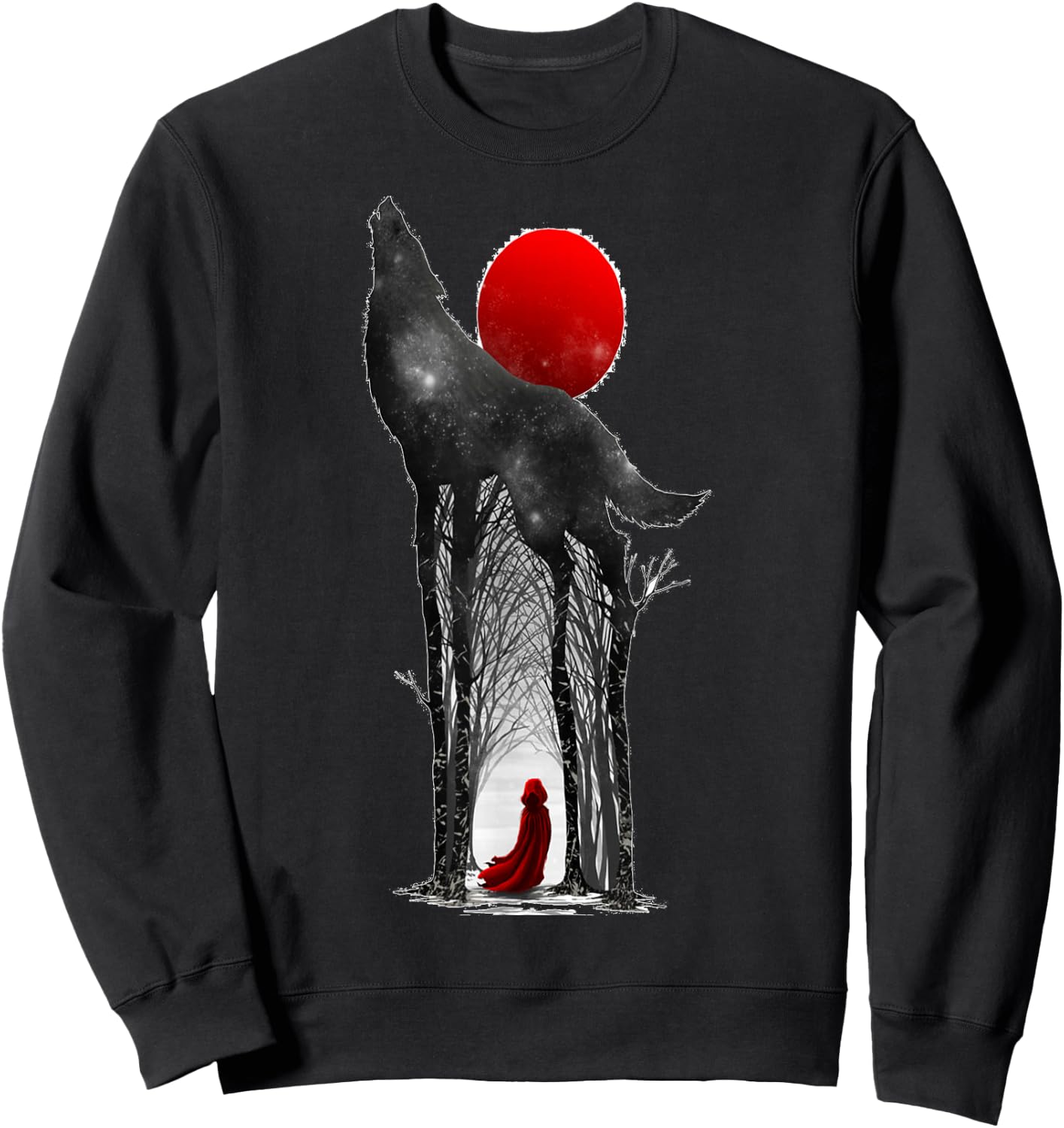 Little Red Riding Hood Sweatshirt - Sweatshirt | Black
