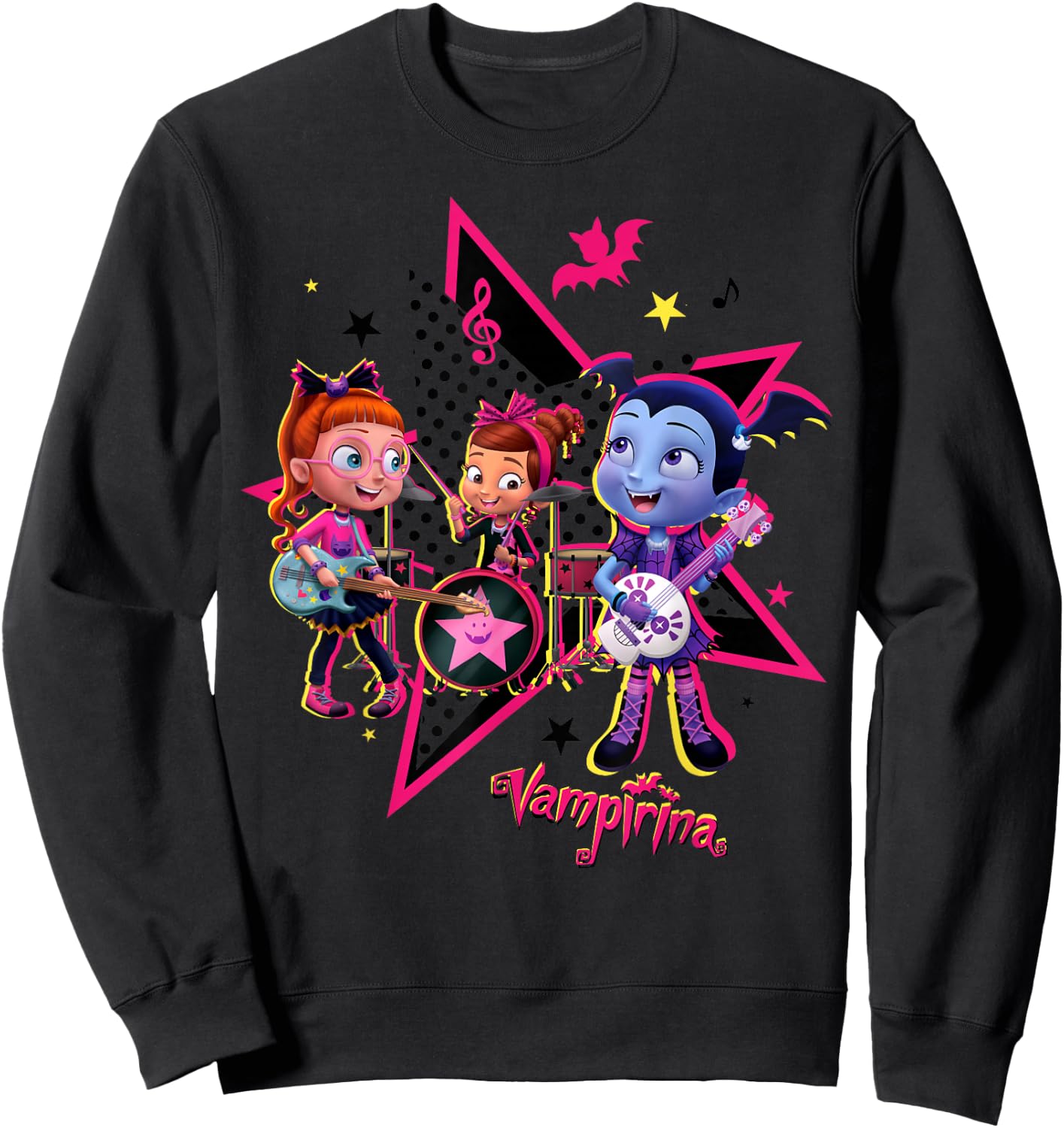 Disney - Vampirina Band Pic Sweatshirt - Sweatshirt | Black