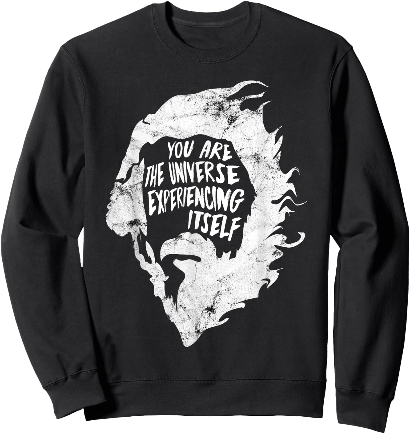Alan Watts - You're The Universe - Grunge Sweatshirt - Sweatshirt | Black