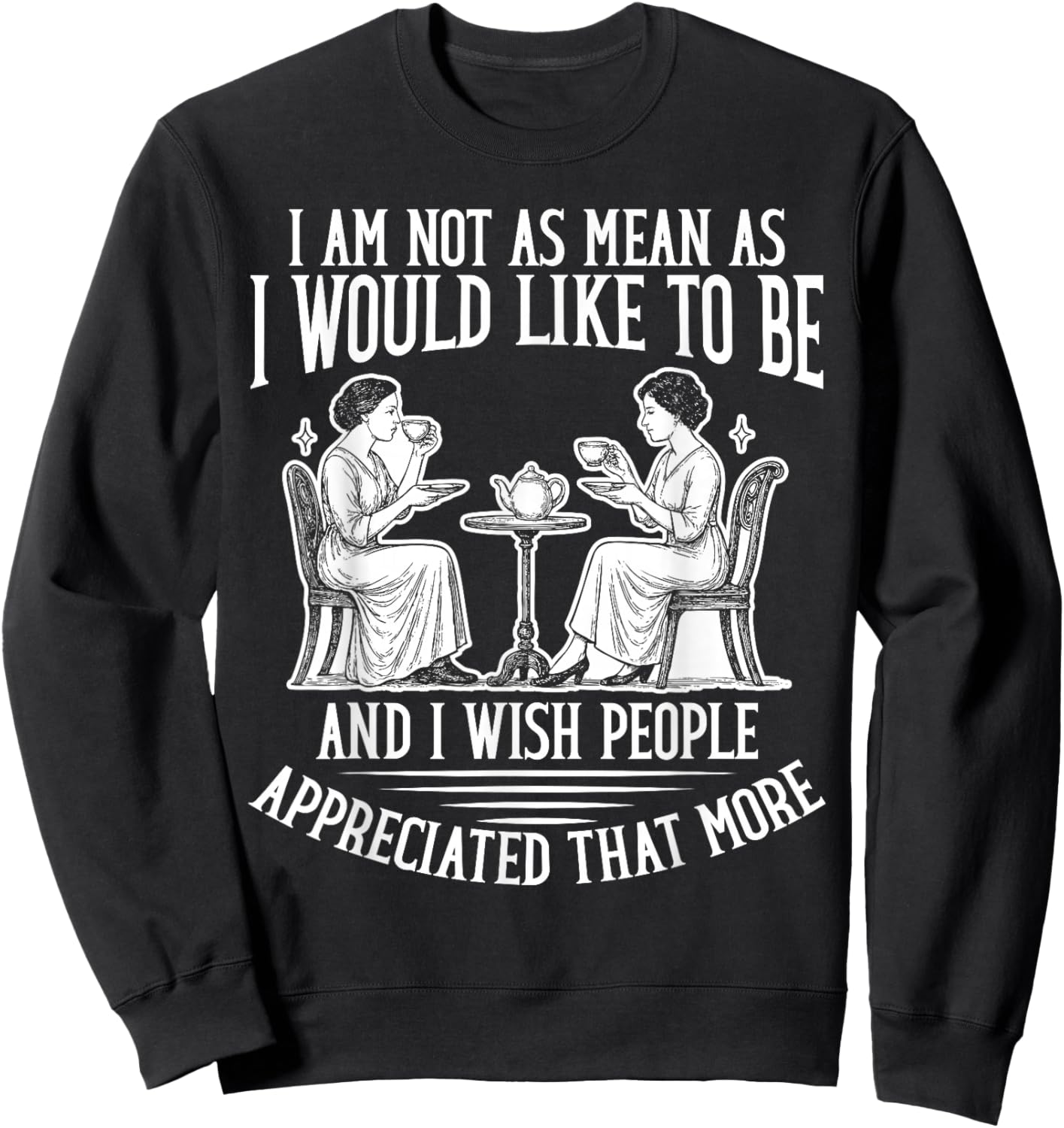 T-Shirt Sweatshirt - Sweatshirt | Black