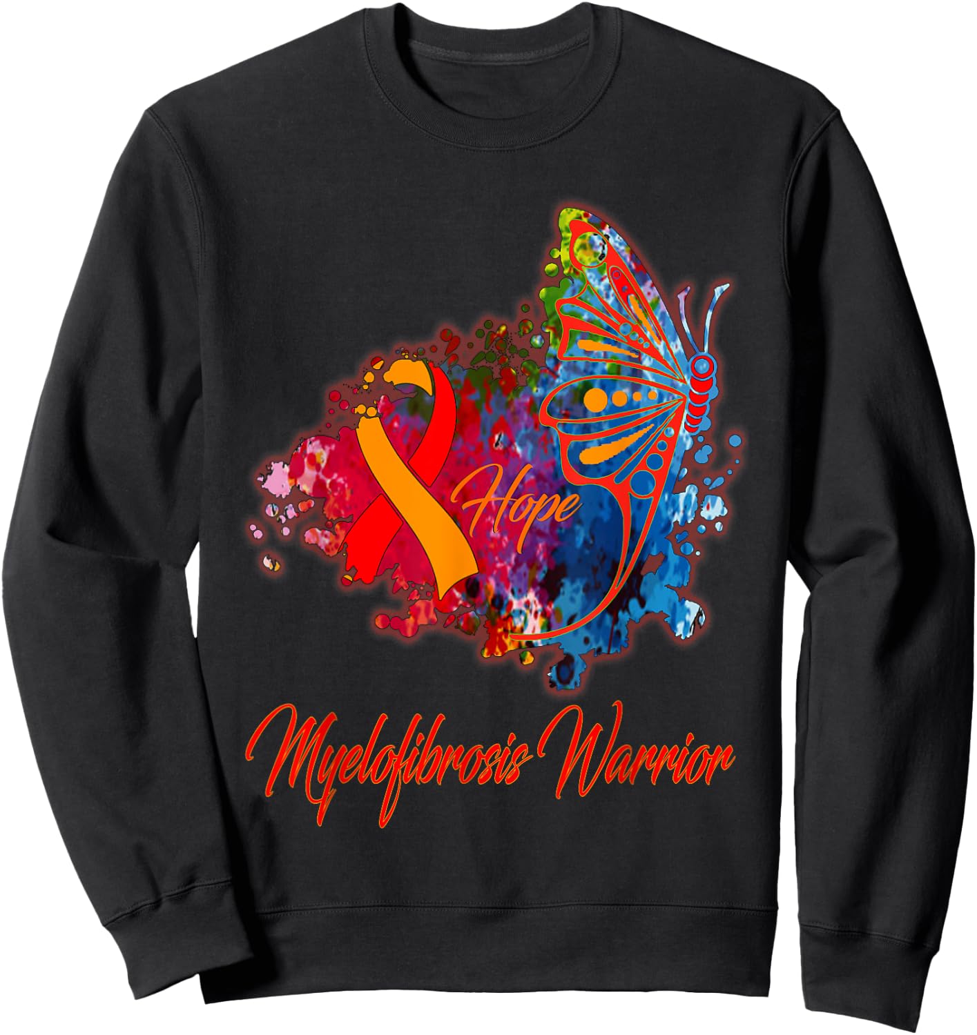 Myelofibrosis Awareness Sweatshirt - Sweatshirt | Black