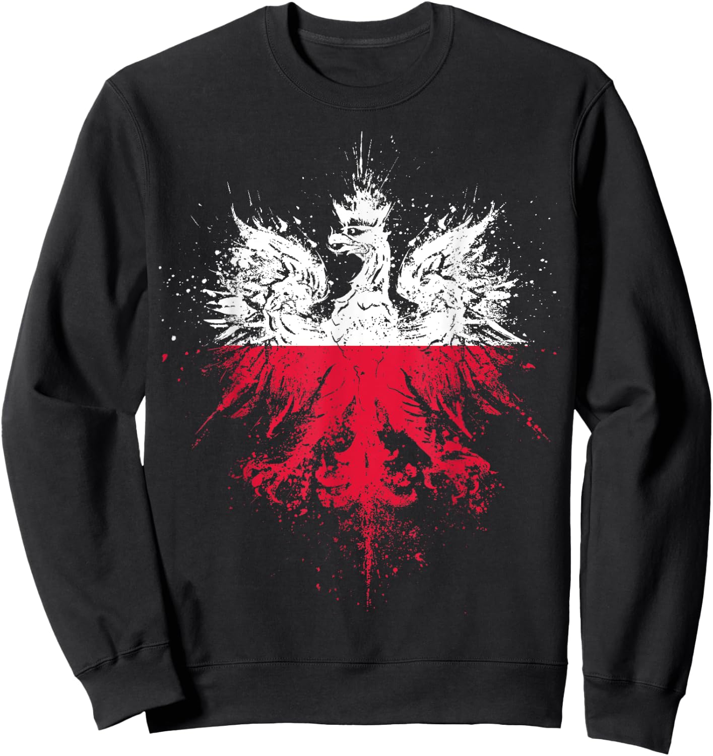 Polish Eagle | Polish Pride | Polish Flag | Polish Sweatshirt - Sweatshirt | Black