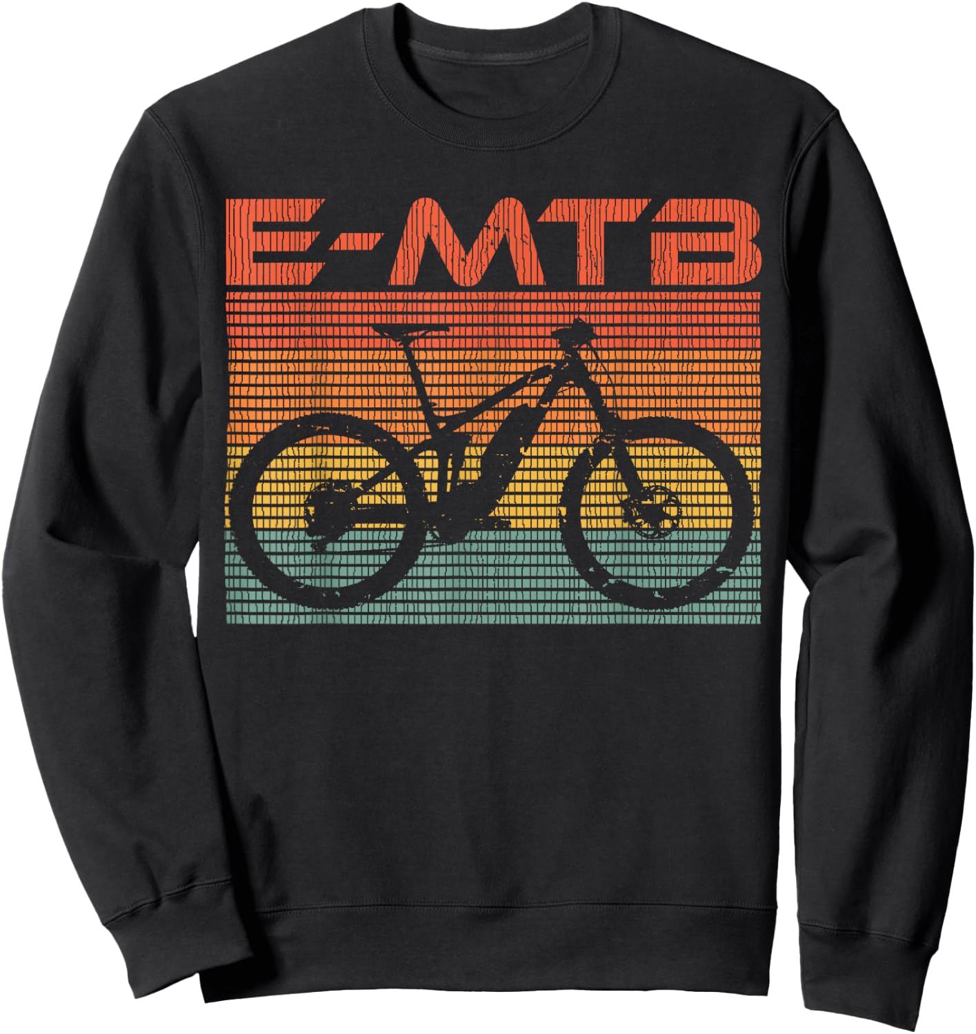 E-MTB eBike Pedelec E-Bike Mountainbike Present Sweatshirt - Sweatshirt | Black