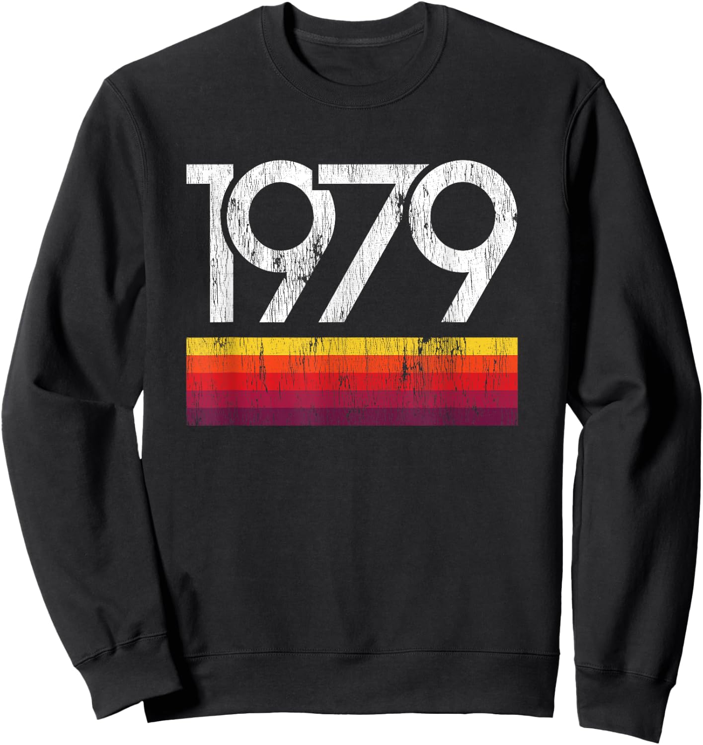 Retro Vintage 1979 Birthday Sweatshirt - Sweatshirt | Black
