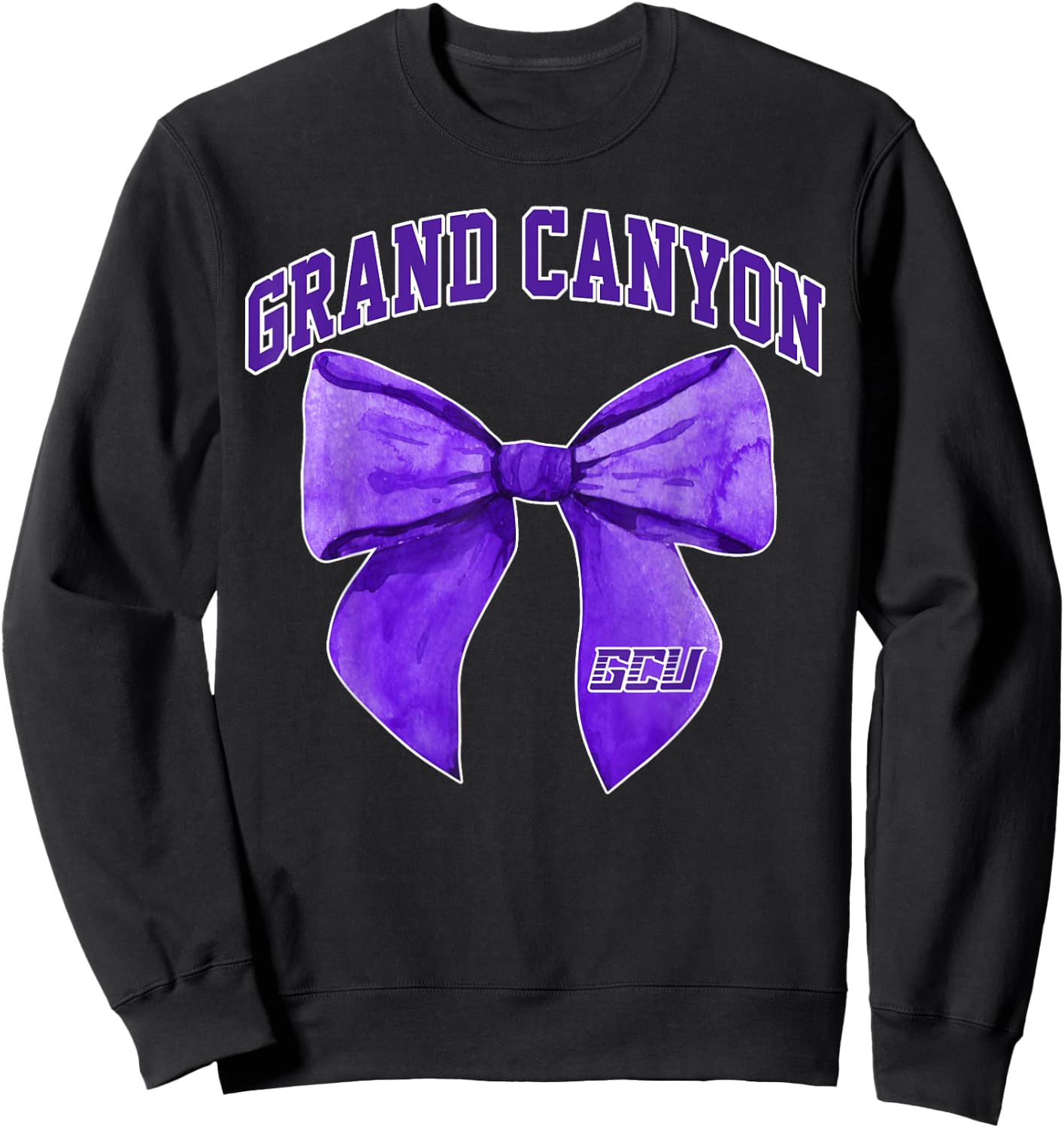 Grand Canyon University Bow Vintage Athletics Girls Sweatshirt - Sweatshirt | Black