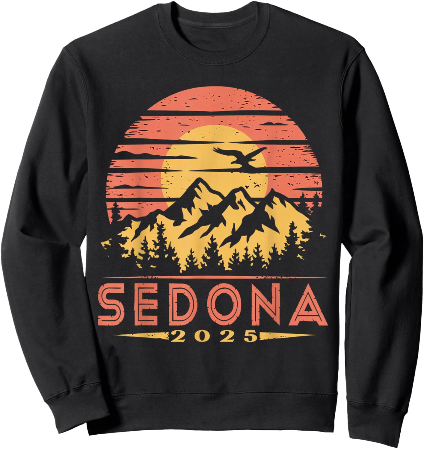 Sedona 2025 Family Trip Friends Group Vacation Matching Sweatshirt - Sweatshirt | Black