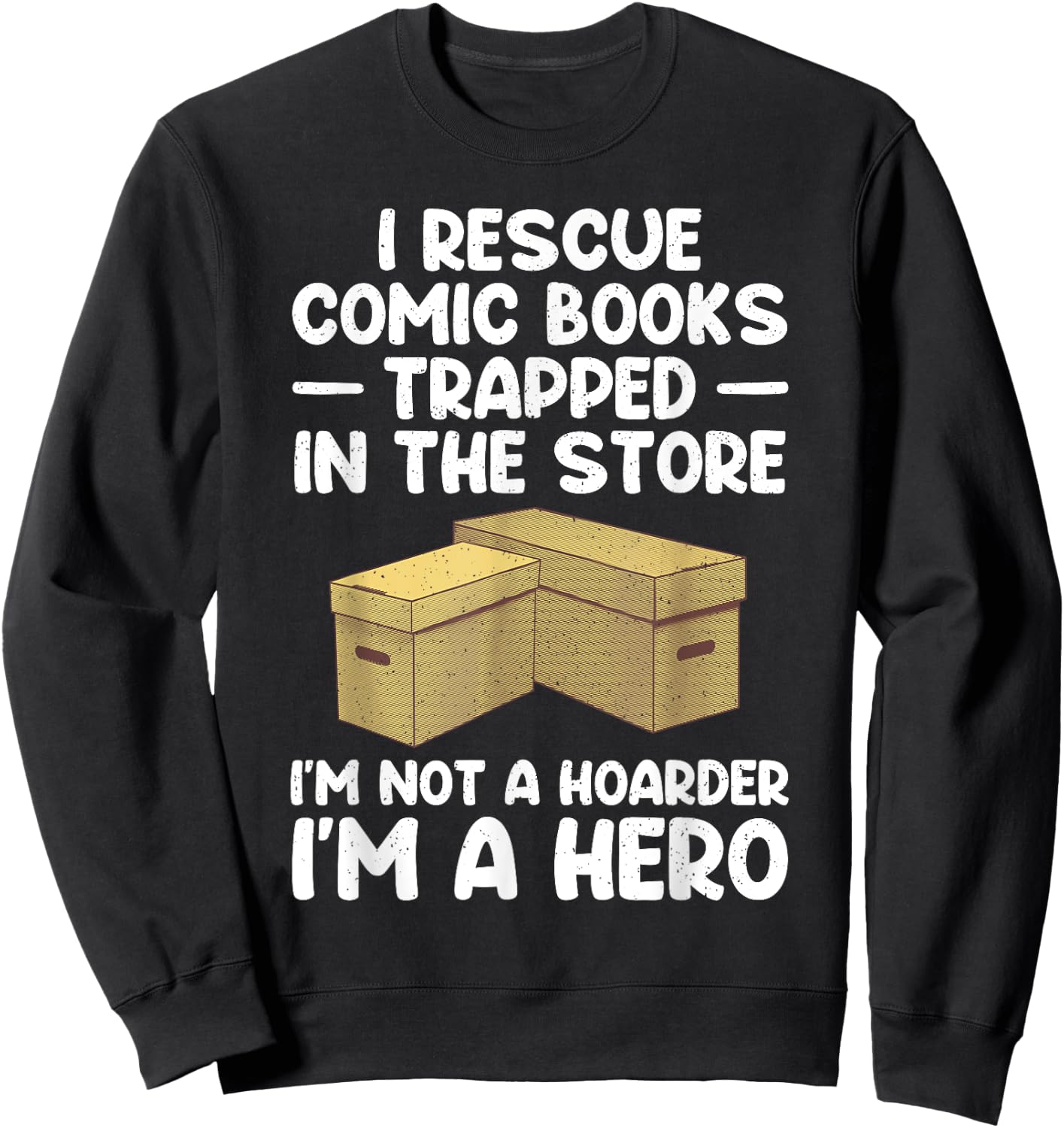Cool Comic Book Design Women Comic Book Collector Sweatshirt - Sweatshirt | Black