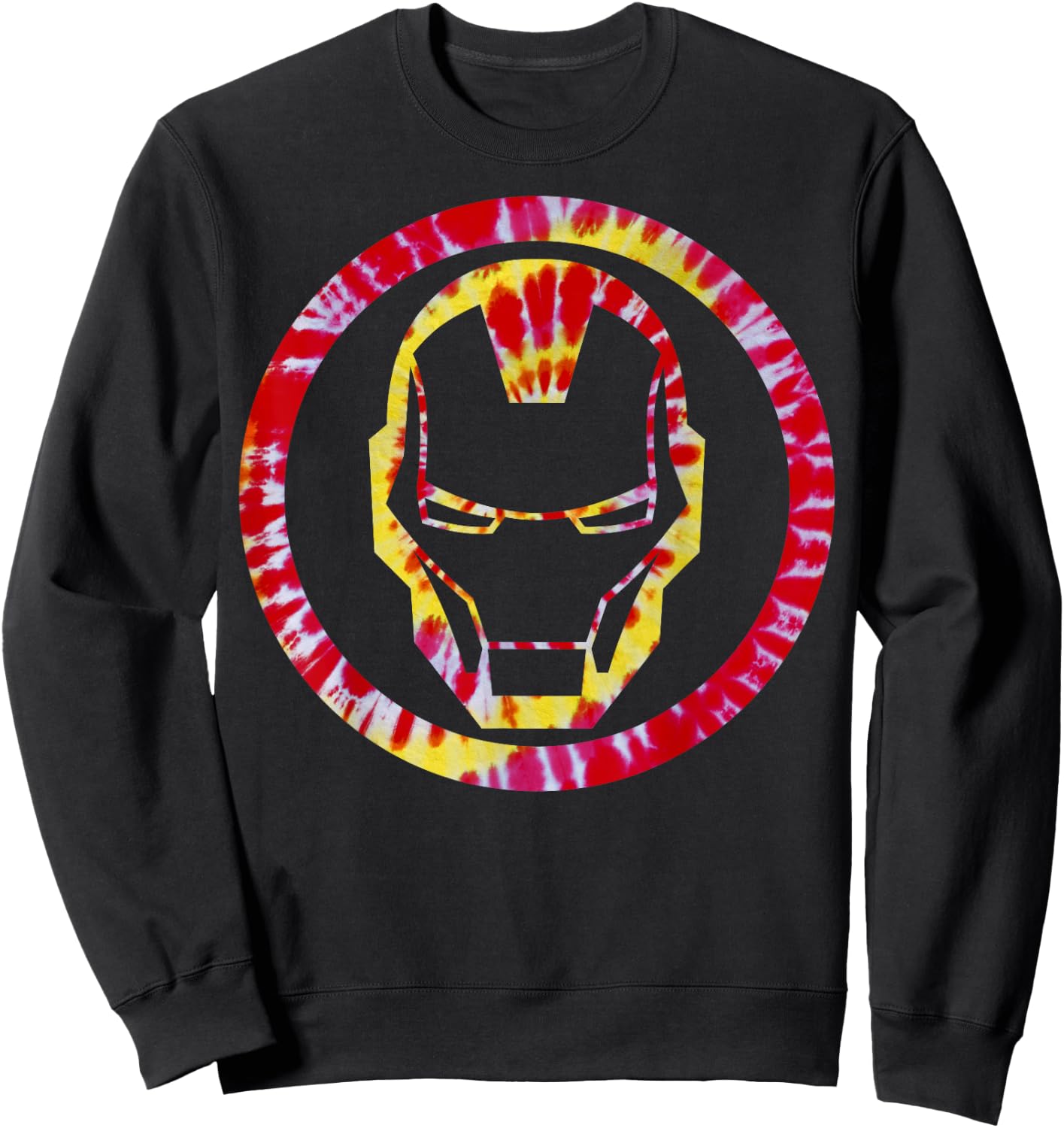 Marvel Iron Man Tye Die Symbol Graphic Sweatshirt - Sweatshirt | Black