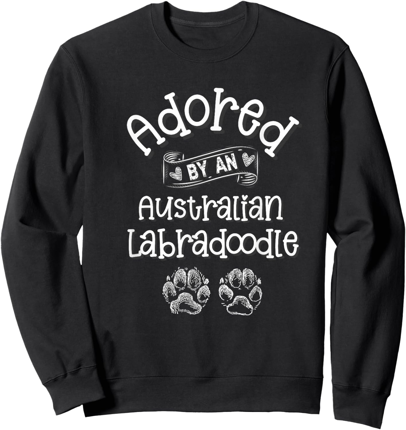 Australian Labradoodle Dog Lovers Gift Sweatshirt - Sweatshirt | Black