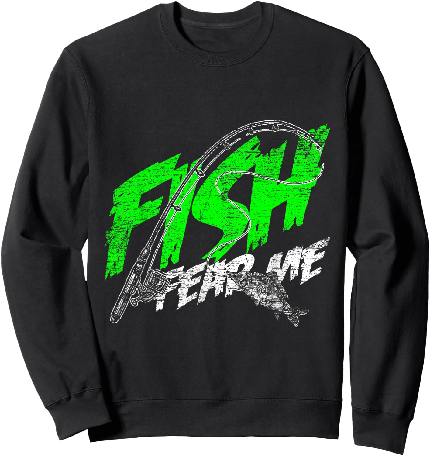 Fish Fear Me Sweatshirt - Sweatshirt | Black