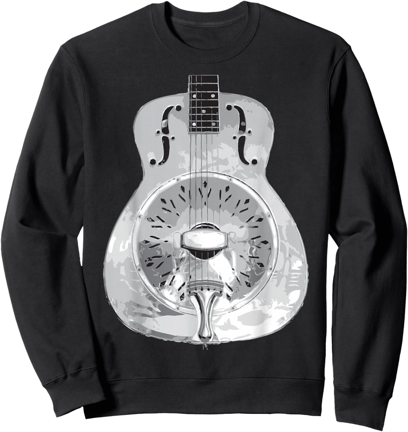 Dobro - Resonator Guitar Sweatshirt - Sweatshirt | Black