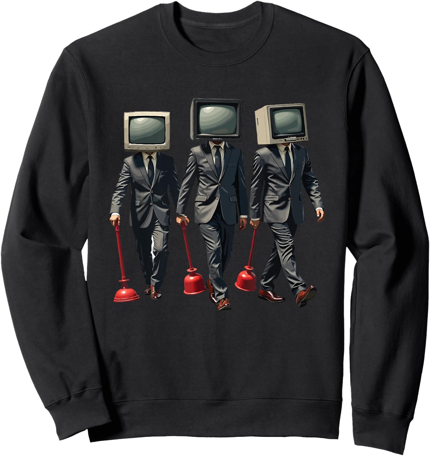 Skibidi toilet , Birthday Boy Present for Kids, Adults Sweatshirt - Sweatshirt | Black