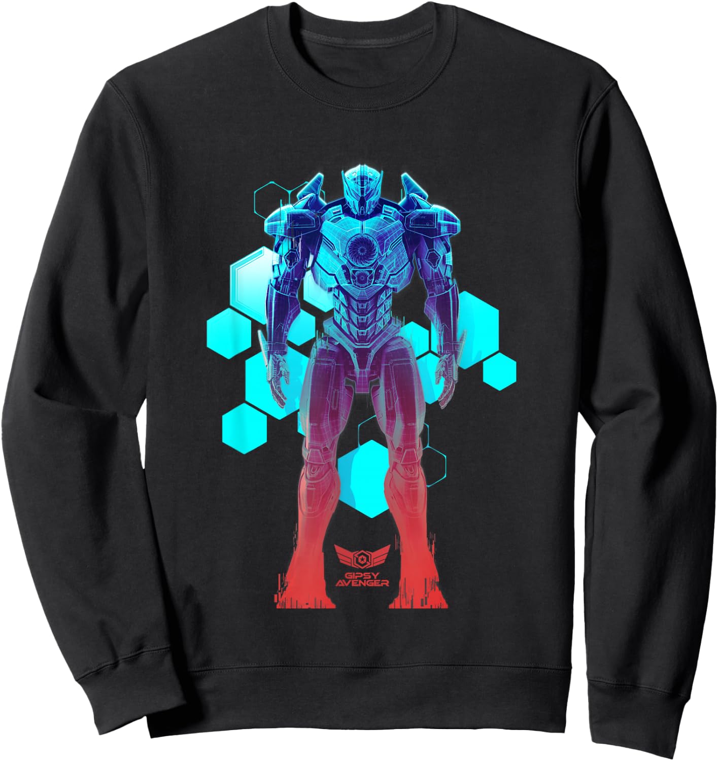 Gipsy Avenger Blueprint Sweatshirt - Sweatshirt | Black