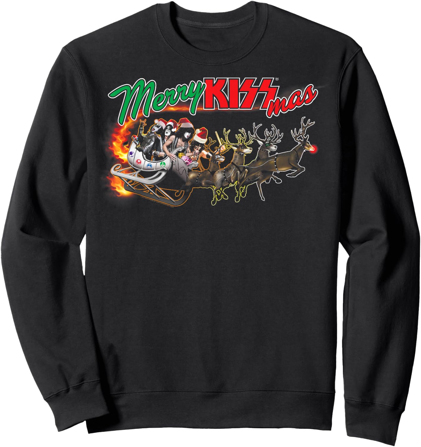 KISS - Sleigh Sweatshirt - Sweatshirt | Black