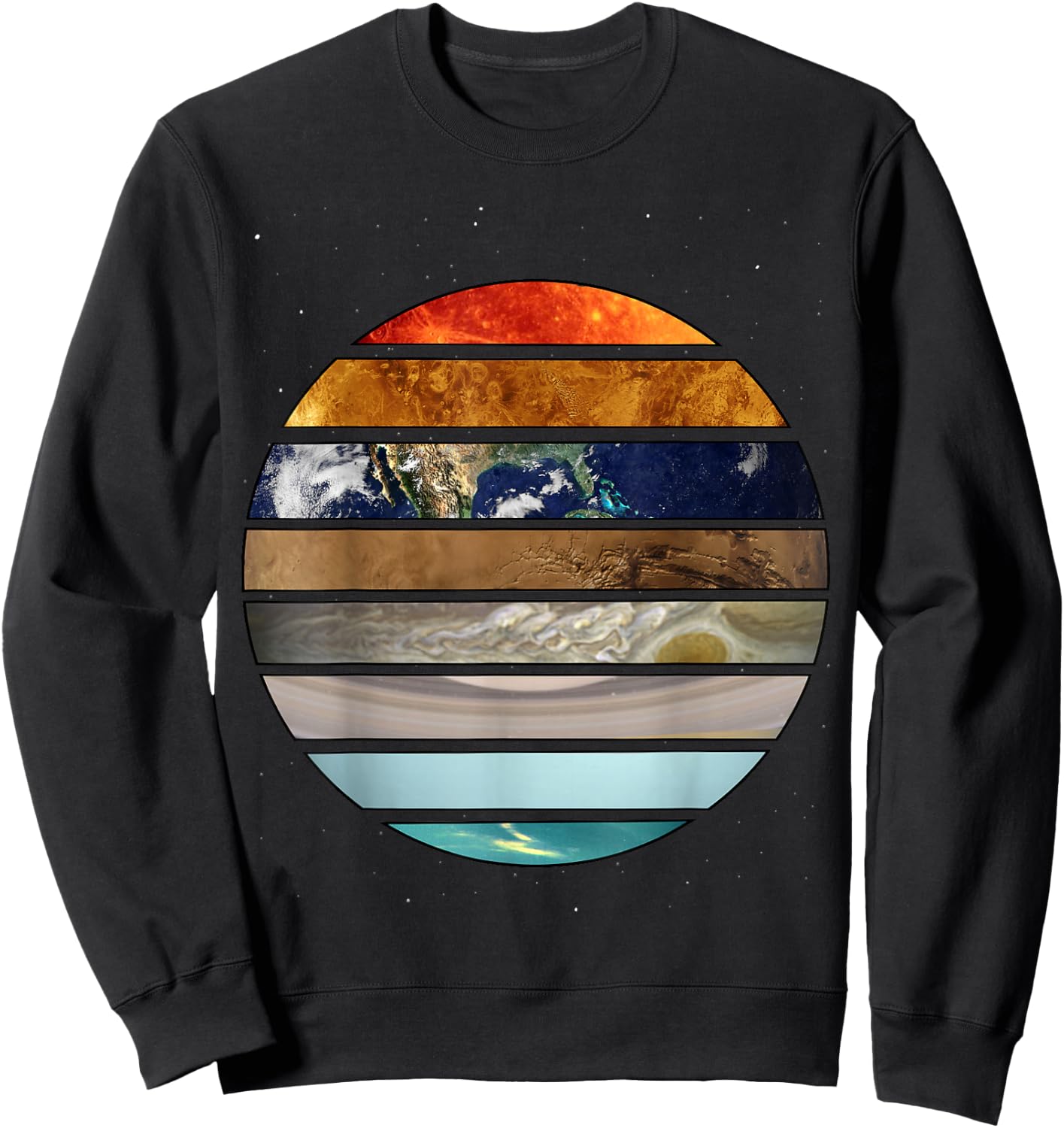 Amazing Planet Great Astronomy Gift Sweatshirt - Sweatshirt | Black
