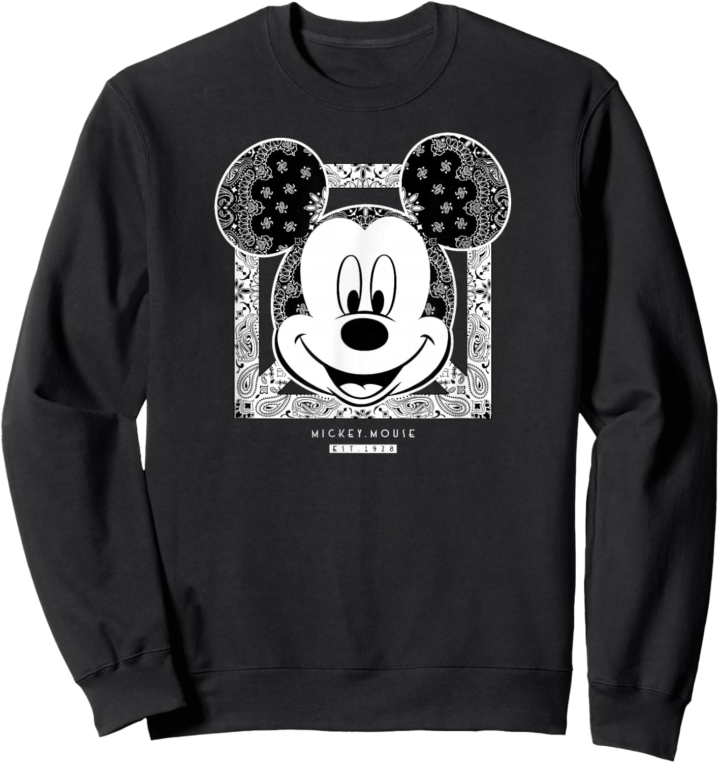 Disney Mickey Mouse Bandana Small Sweatshirt - Sweatshirt | Black