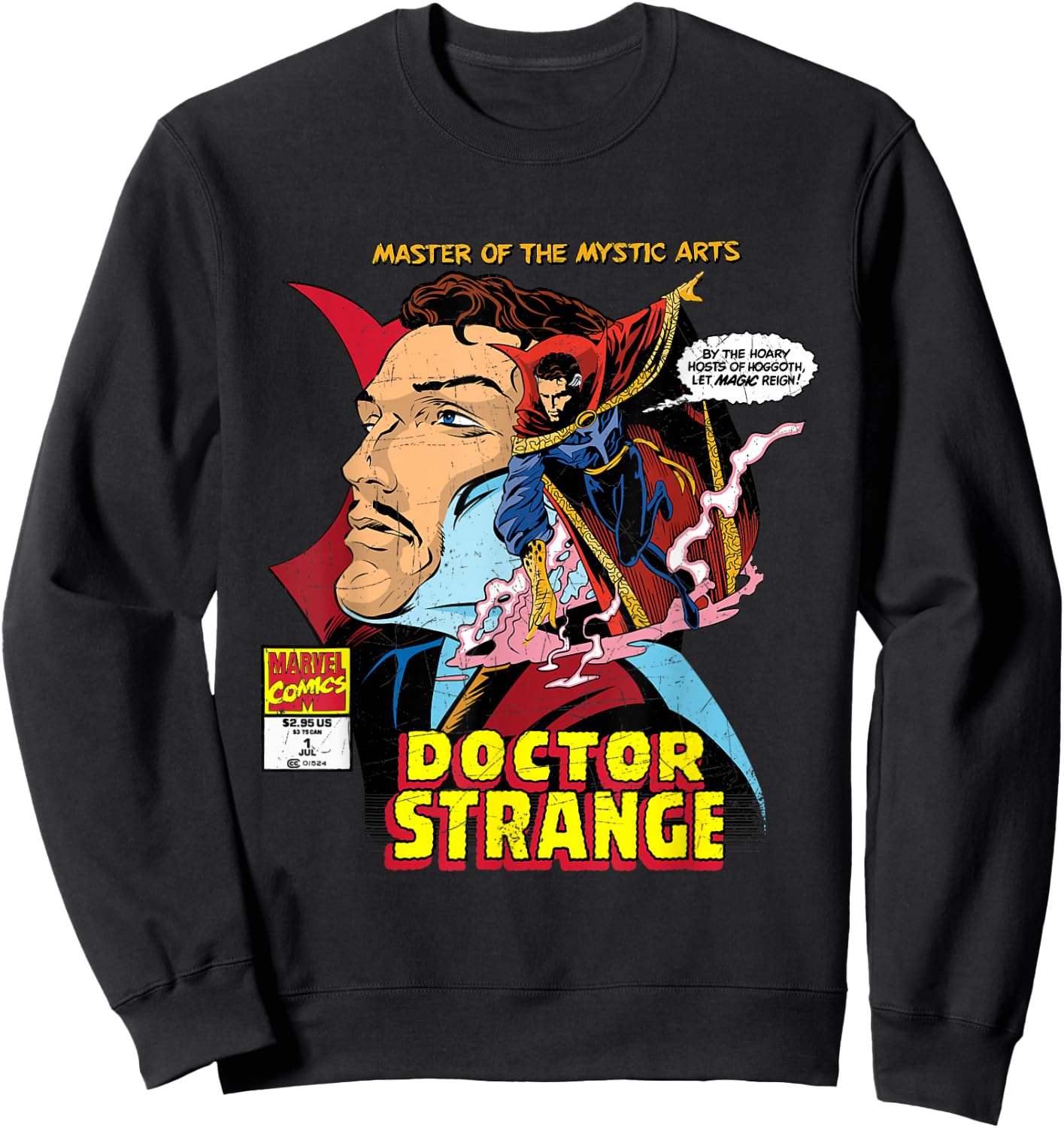 Marvel Comics Doctor Strange Master of Mystic Arts Sweatshirt - Sweatshirt | Black