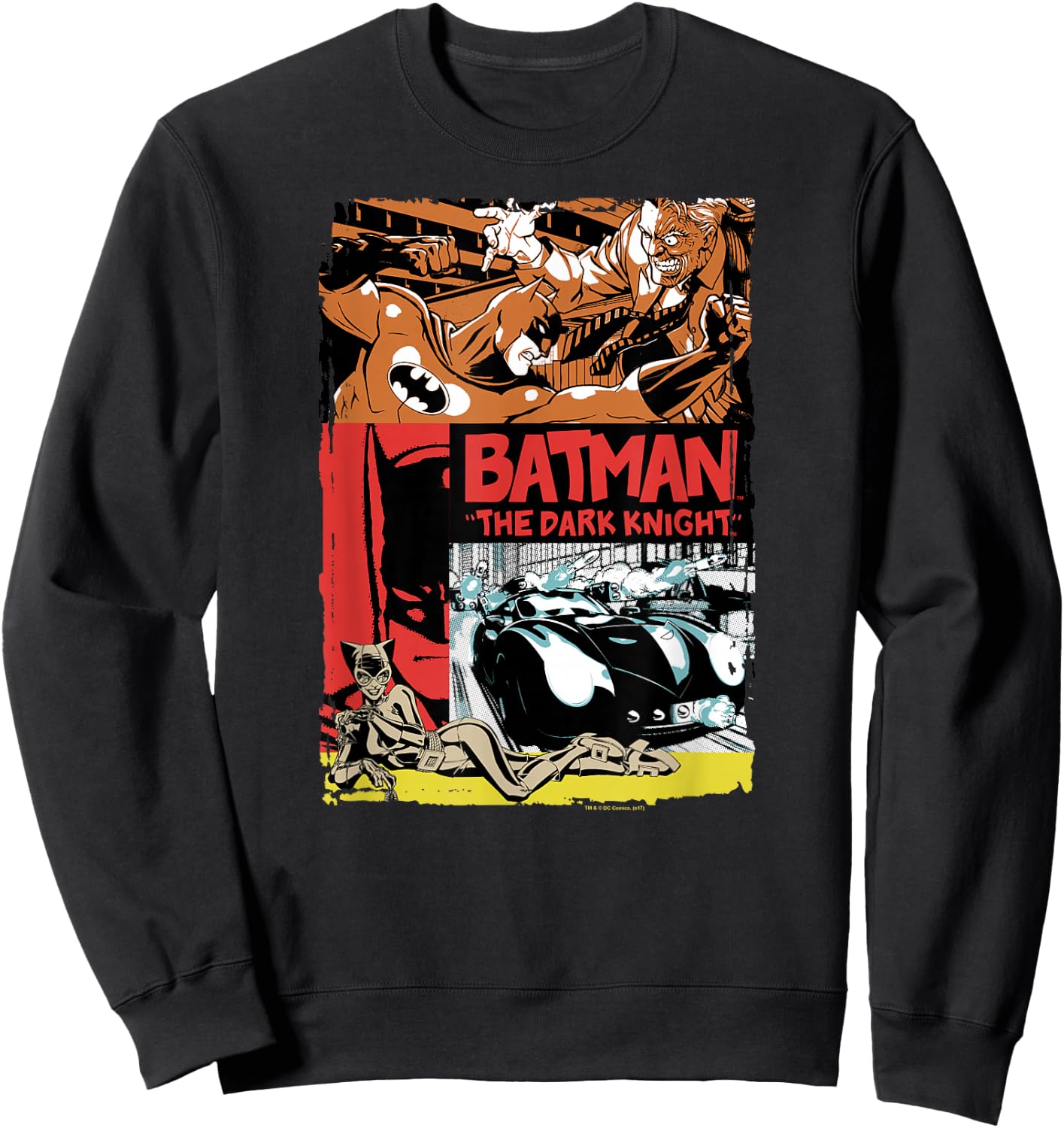 Batman Old Movie Poster T Shirt Sweatshirt - Sweatshirt | Black