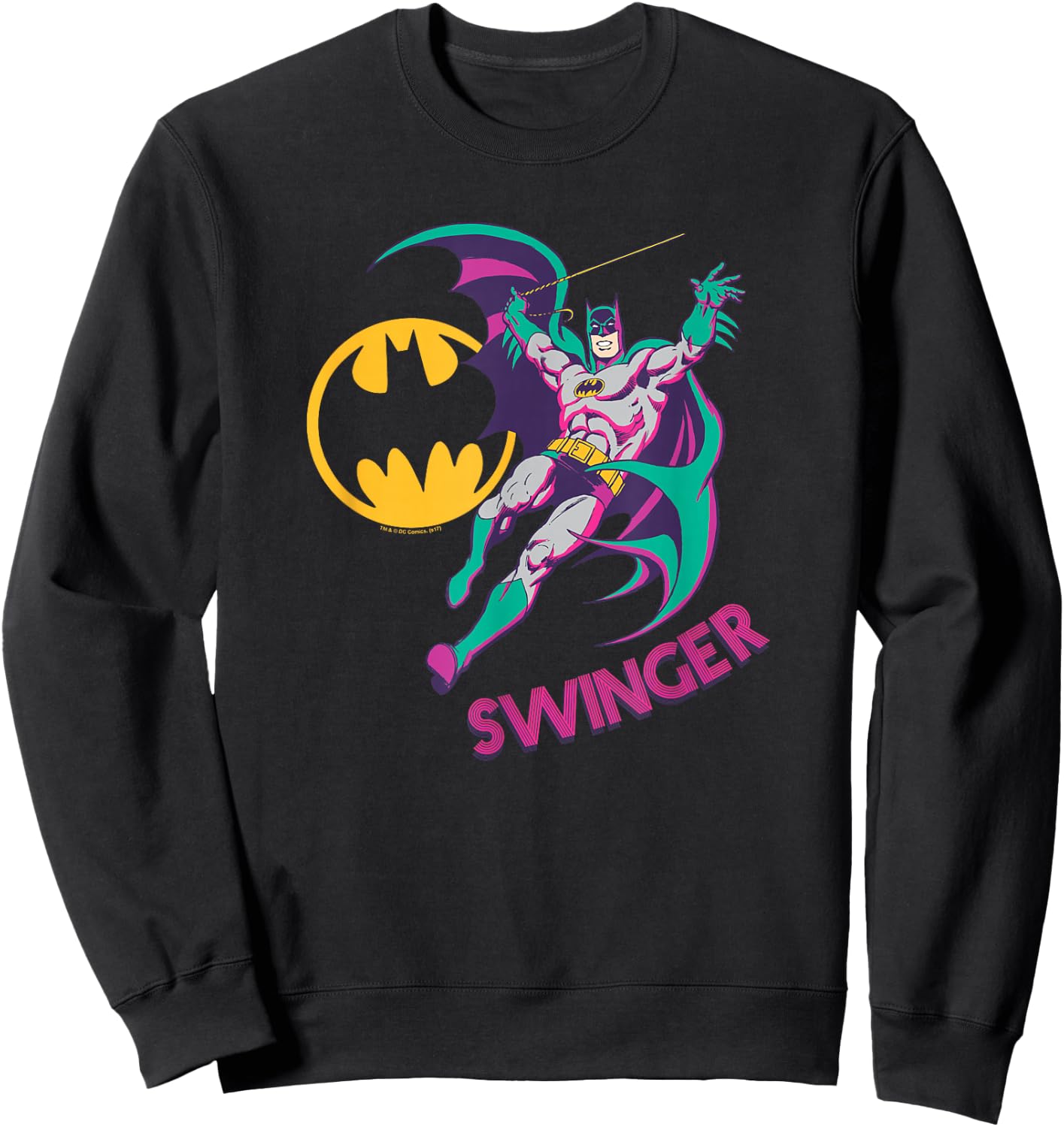 Batman Swinger Sweatshirt - Sweatshirt | Black