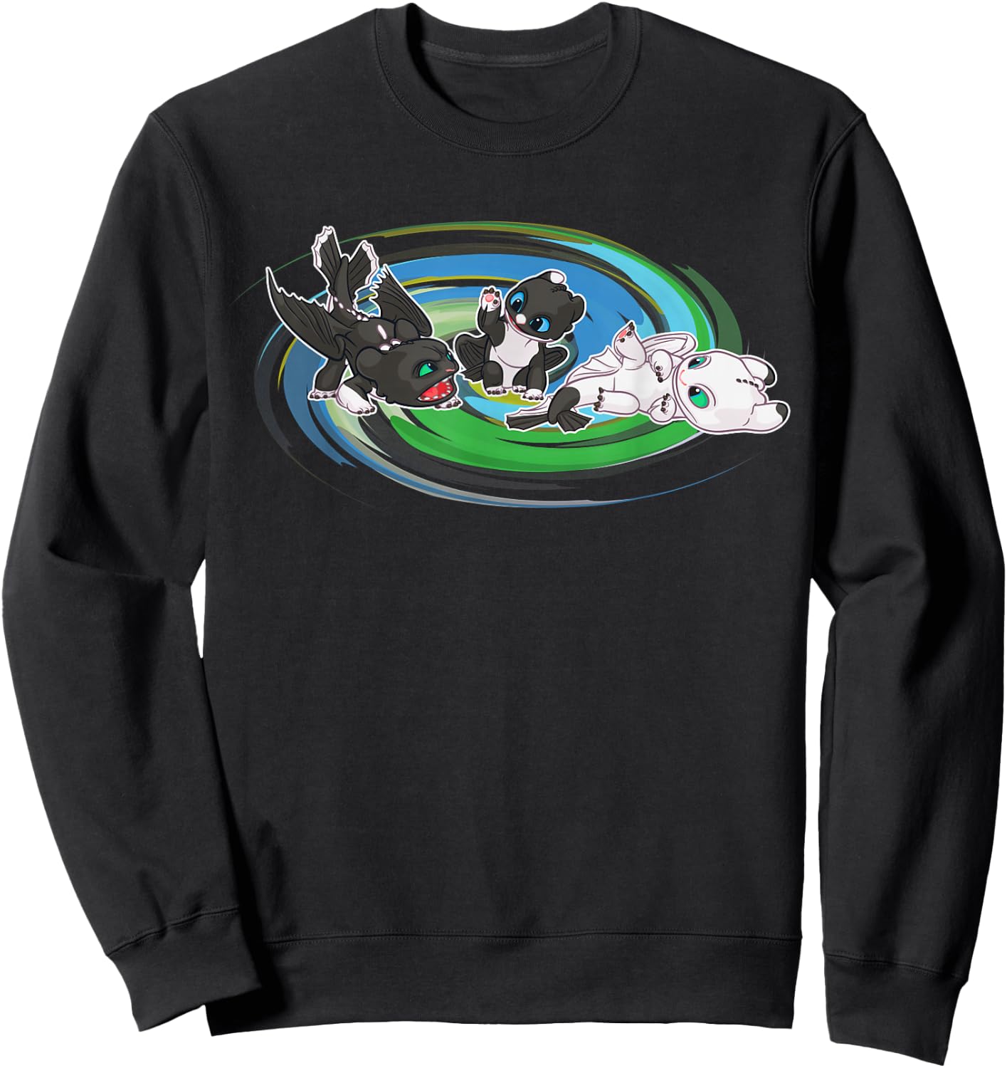 How to Train Your Dragon 3 Siblings Sweatshirt - Sweatshirt | Black