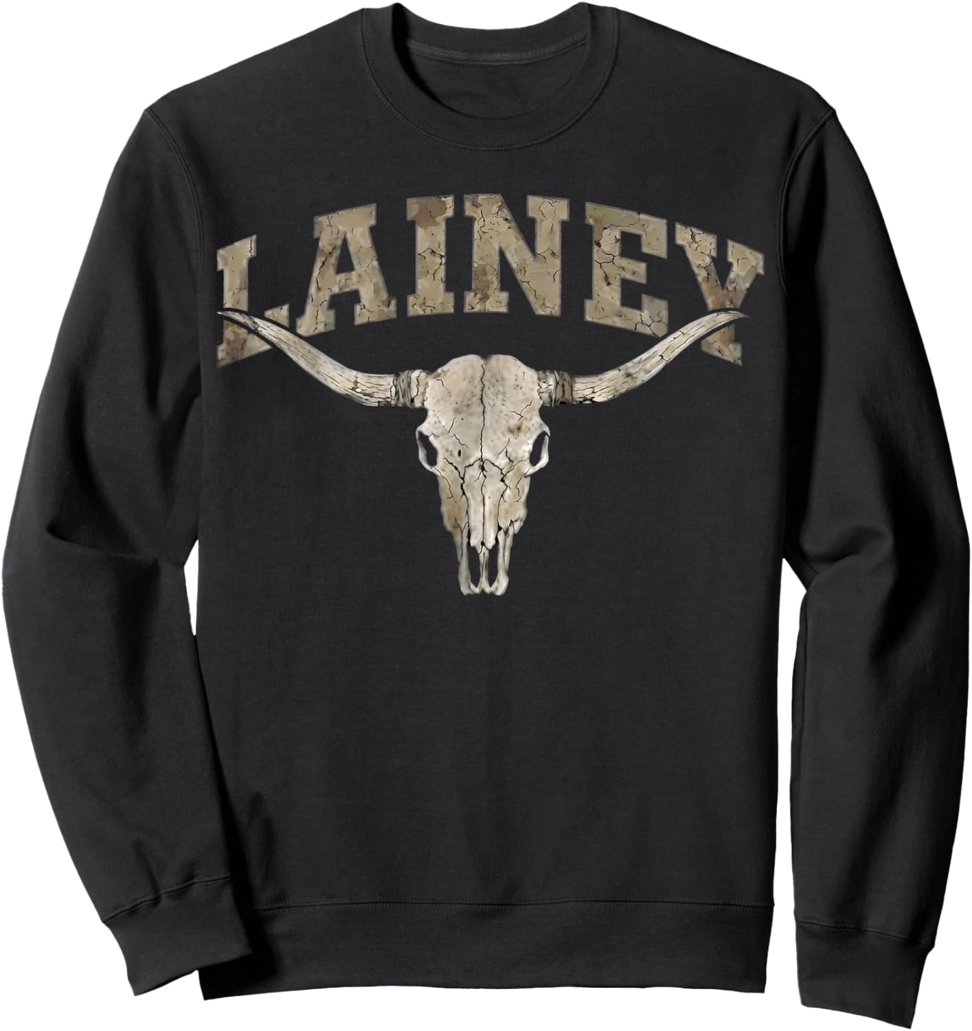 Vintage Lainey Name Retro Classic Gift Women Kid Sweatshirt - Sweatshirt | Black