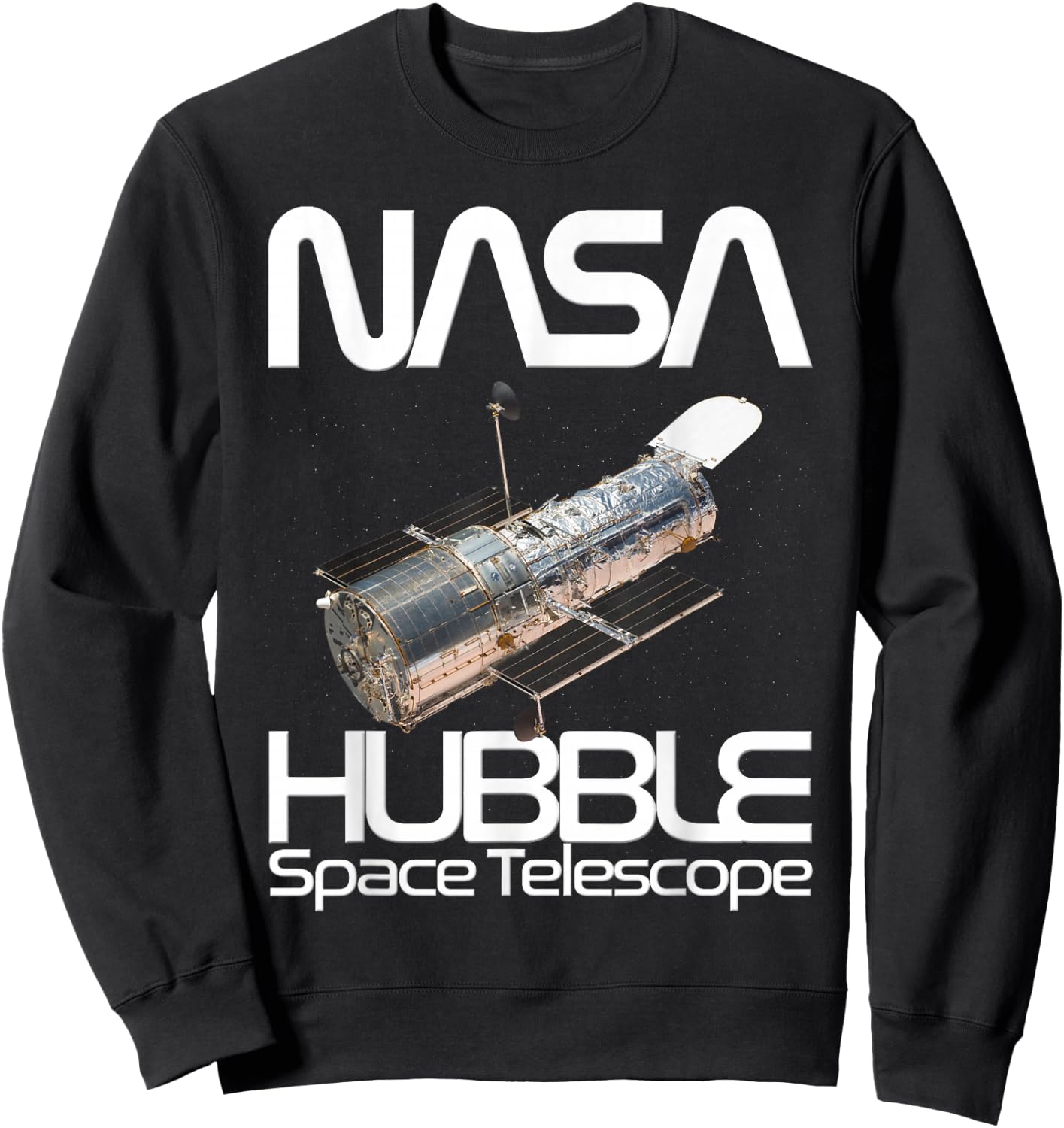 Hubble space telescope NASA astronomy Sweatshirt - Sweatshirt | Black