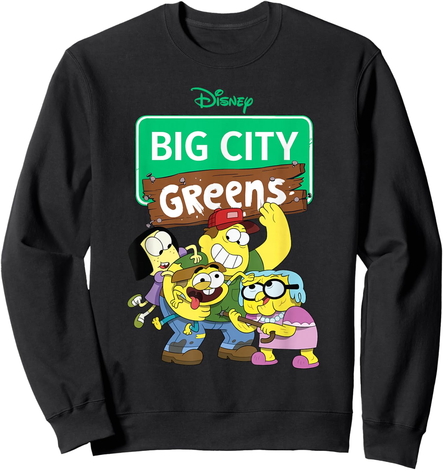 Disney Channel Big City Greens Sweatshirt - Sweatshirt | Black