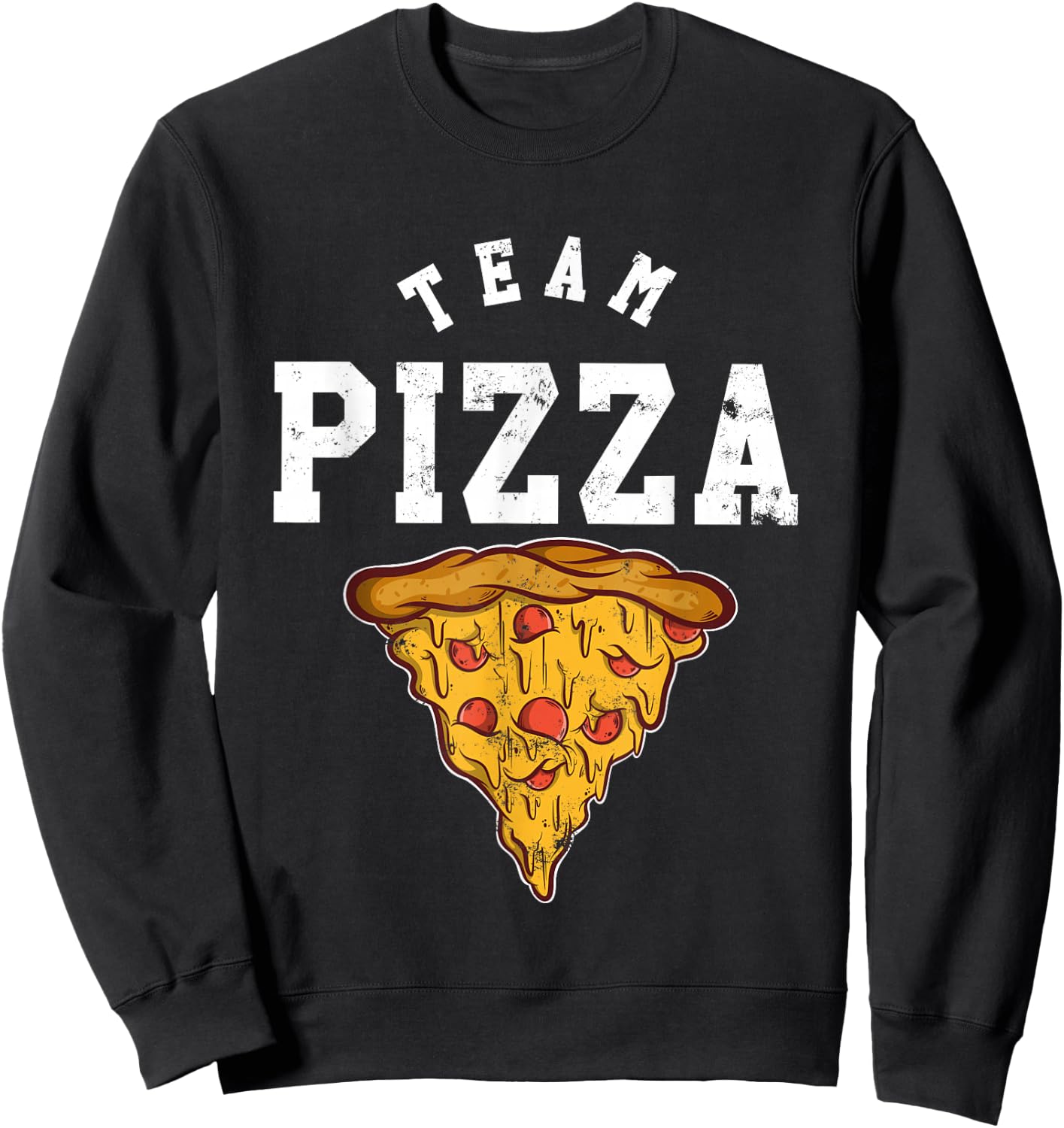 Team Pizza Sweatshirt - Sweatshirt | Black