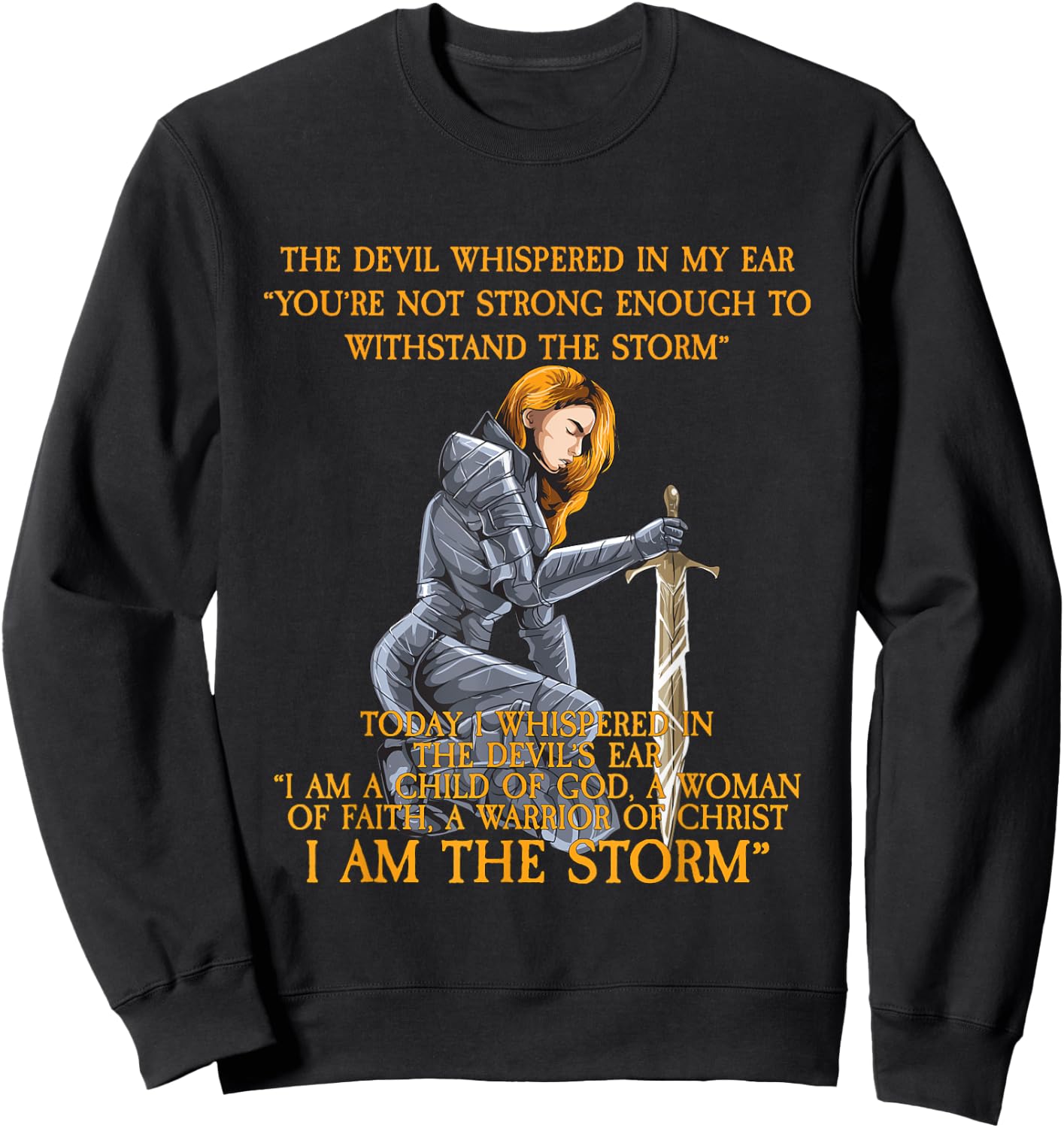 I Am The Storm Sweatshirt - Sweatshirt | Black