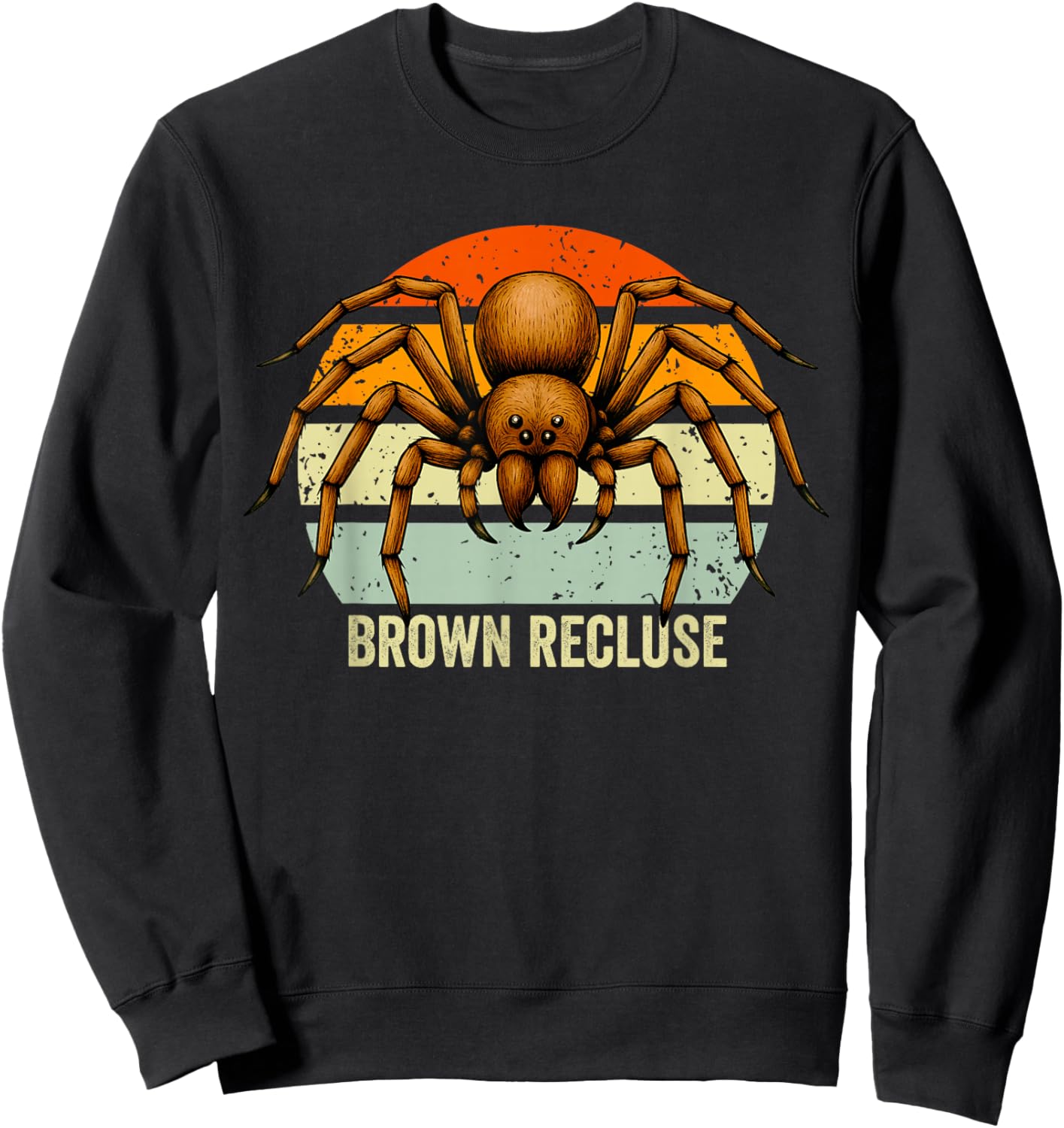 Brown Recluse Spider Sweatshirt - Sweatshirt | Black