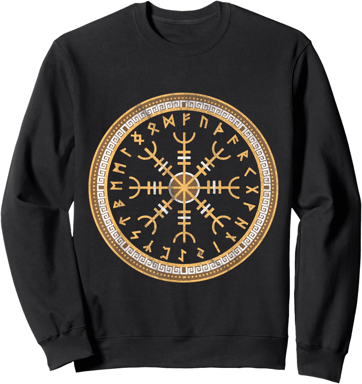 Aegishjalmur Helm Of Awe Sweatshirt - Sweatshirt | Black
