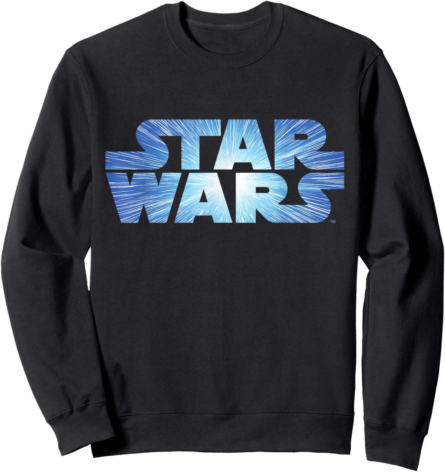 Star Wars Logo Jump to Lightspeed Sweatshirt - Sweatshirt | Black