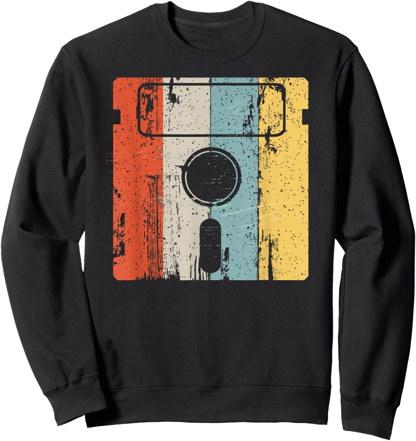 Retro gamers fans of classic vintage computer design Sweatshirt - Sweatshirt | Black
