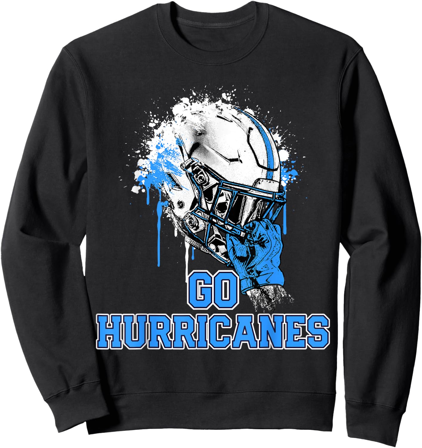 South Plaquemines Hurricanes Rising Helmet GO! Sweatshirt - Sweatshirt | Black