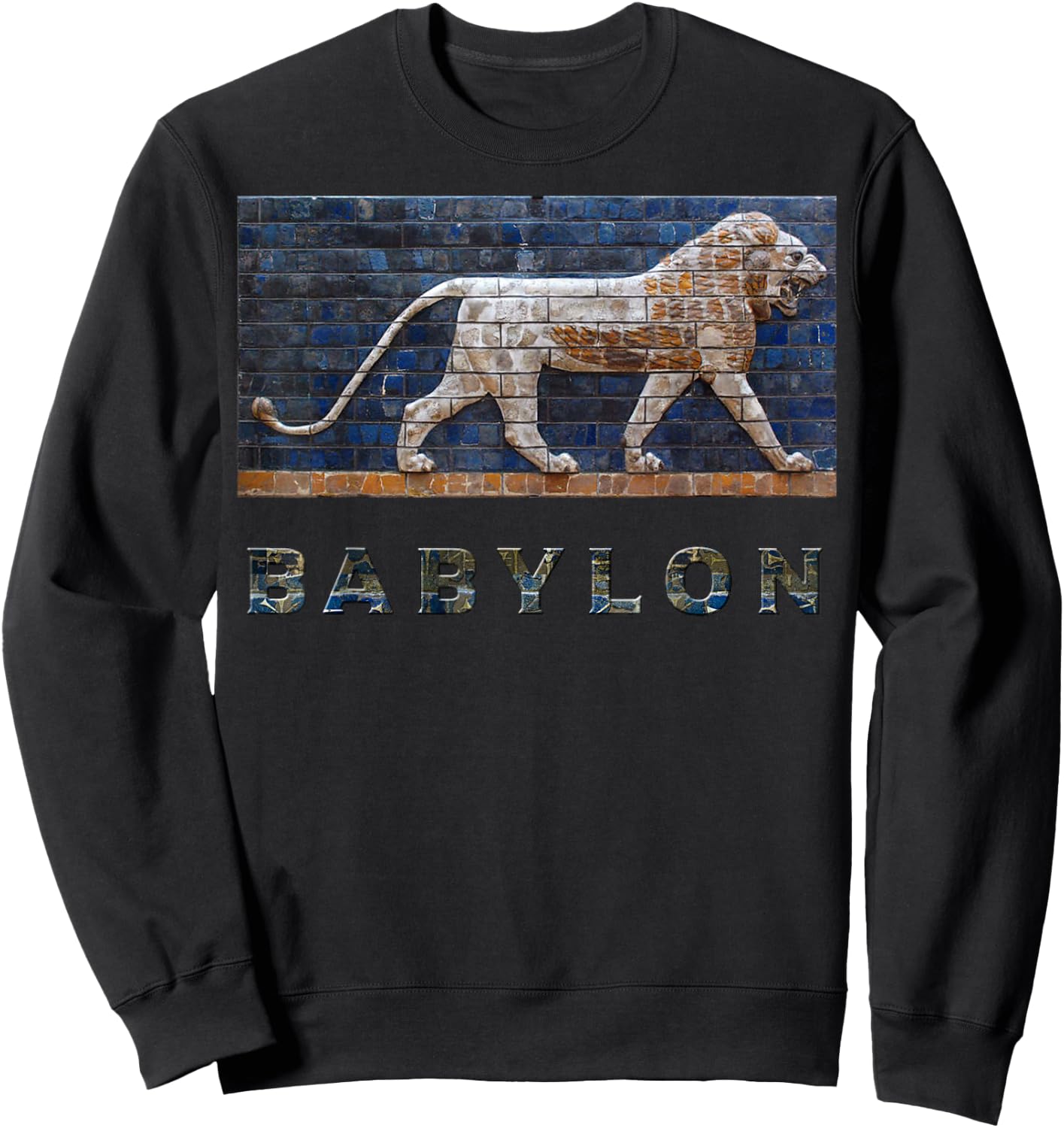 G.Y Production Kids Black Lion Print Sweatshirt - Sweatshirt | Black
