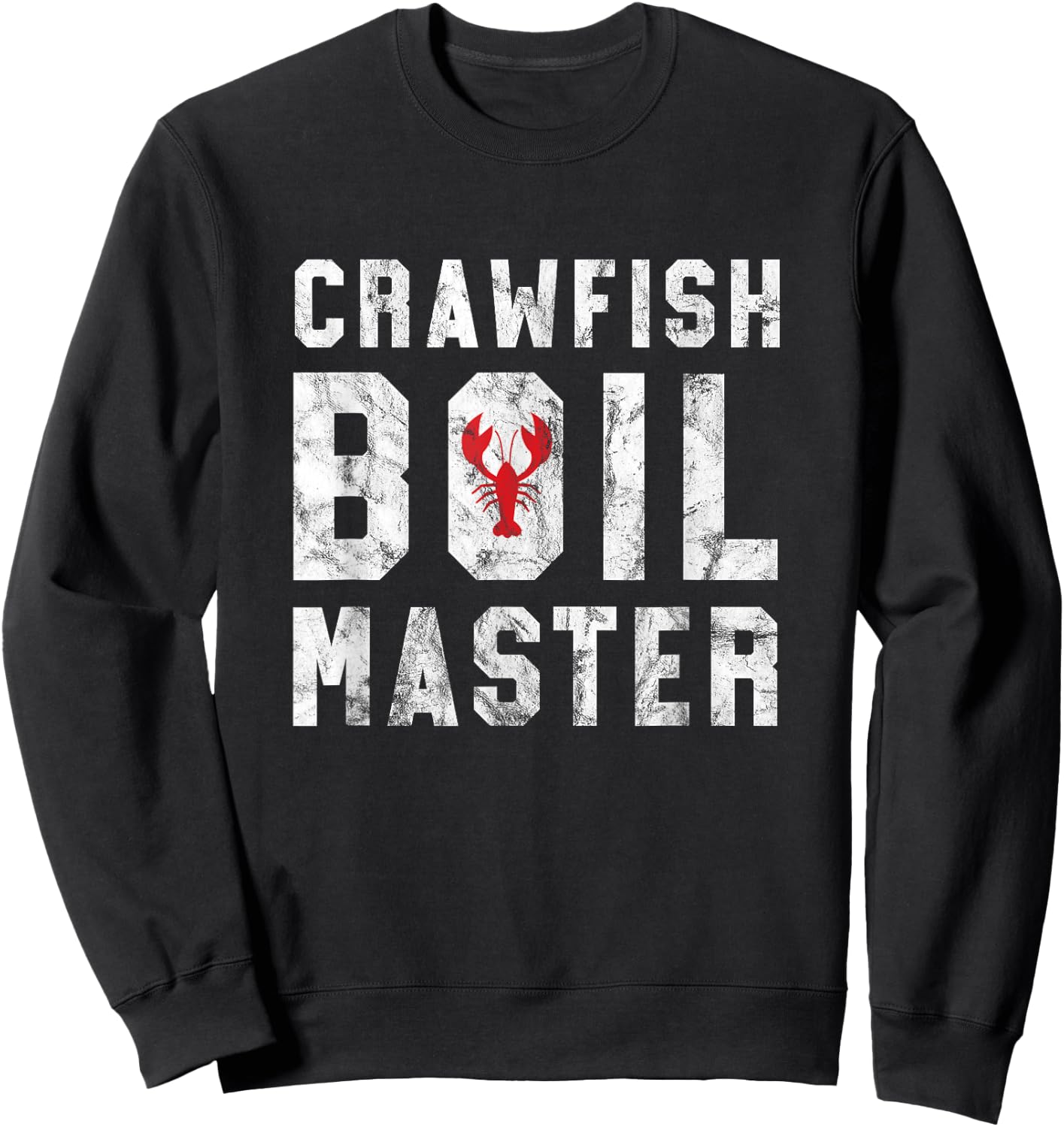 Crawfish Boil Master Cajun Festival Crawfish Crew Sweatshirt - Sweatshirt | Black