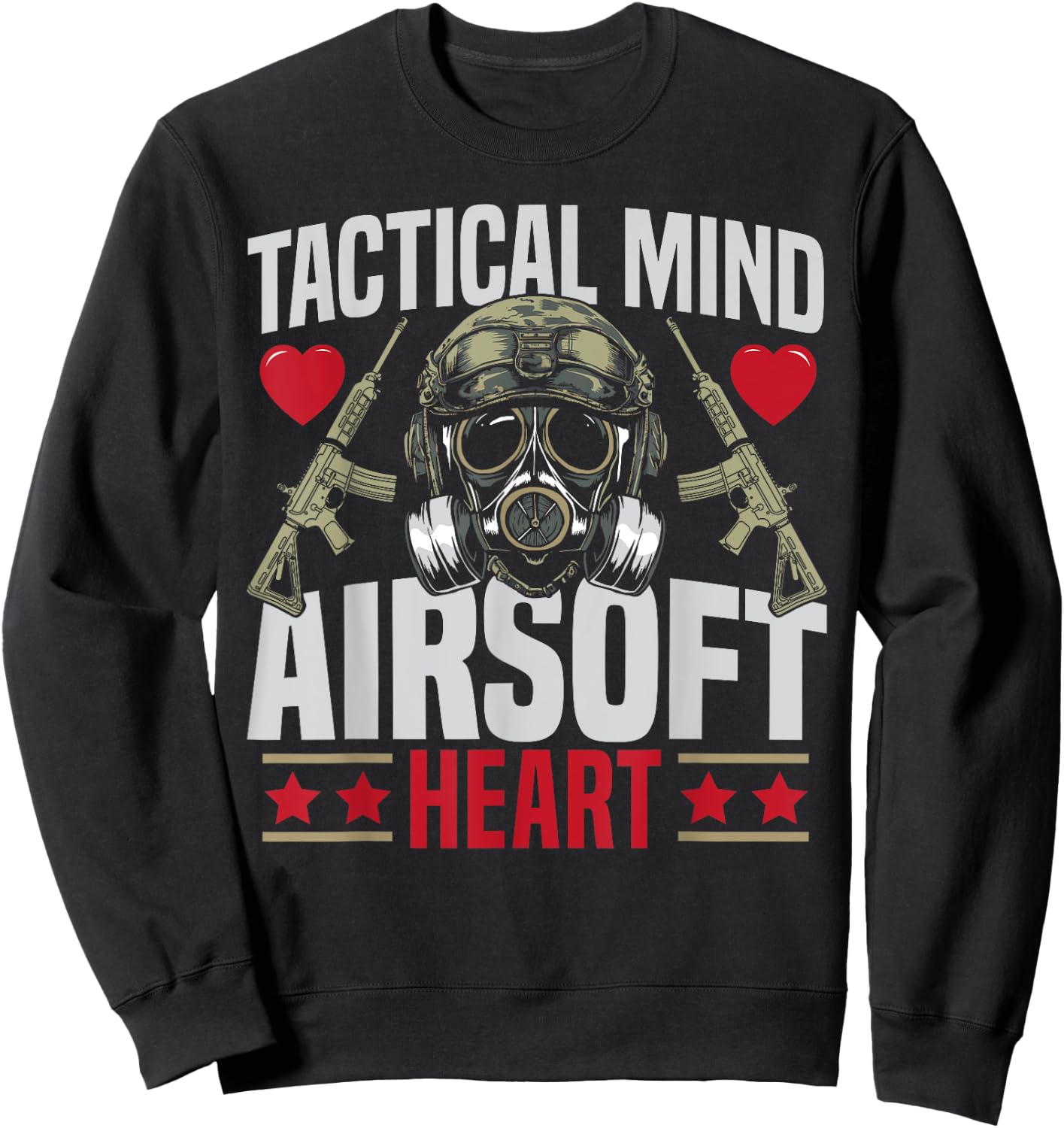 Airsoft Gear Team-Based Shooting Combat I Like Airsoft Sweatshirt - Sweatshirt | Black