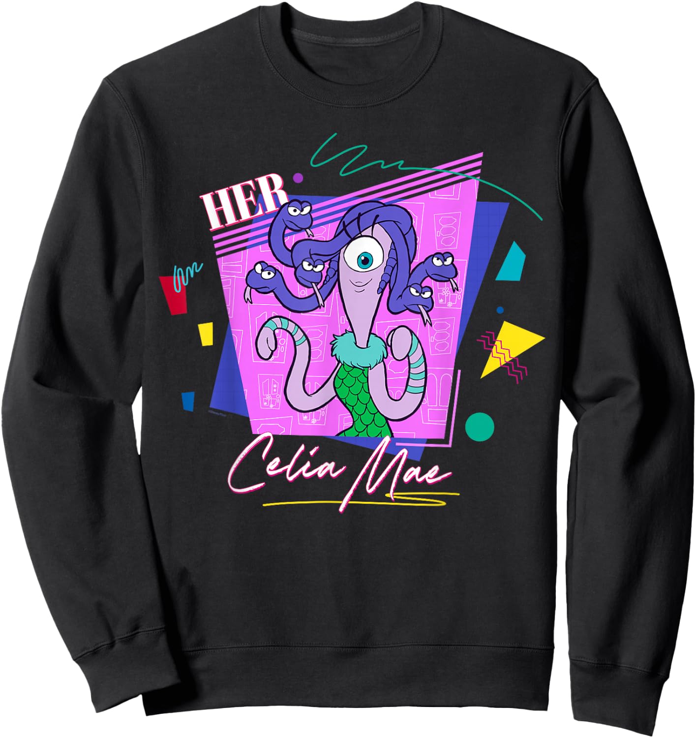 Disney and Pixar’s Monsters, Inc. Couples Matching Her Celia Sweatshirt - Sweatshirt | Black