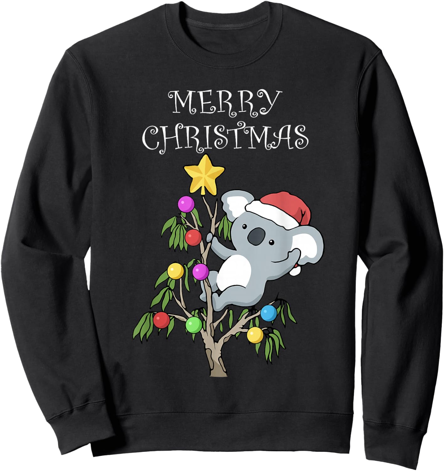 Koala Christmas Sweatshirt - Sweatshirt | Black