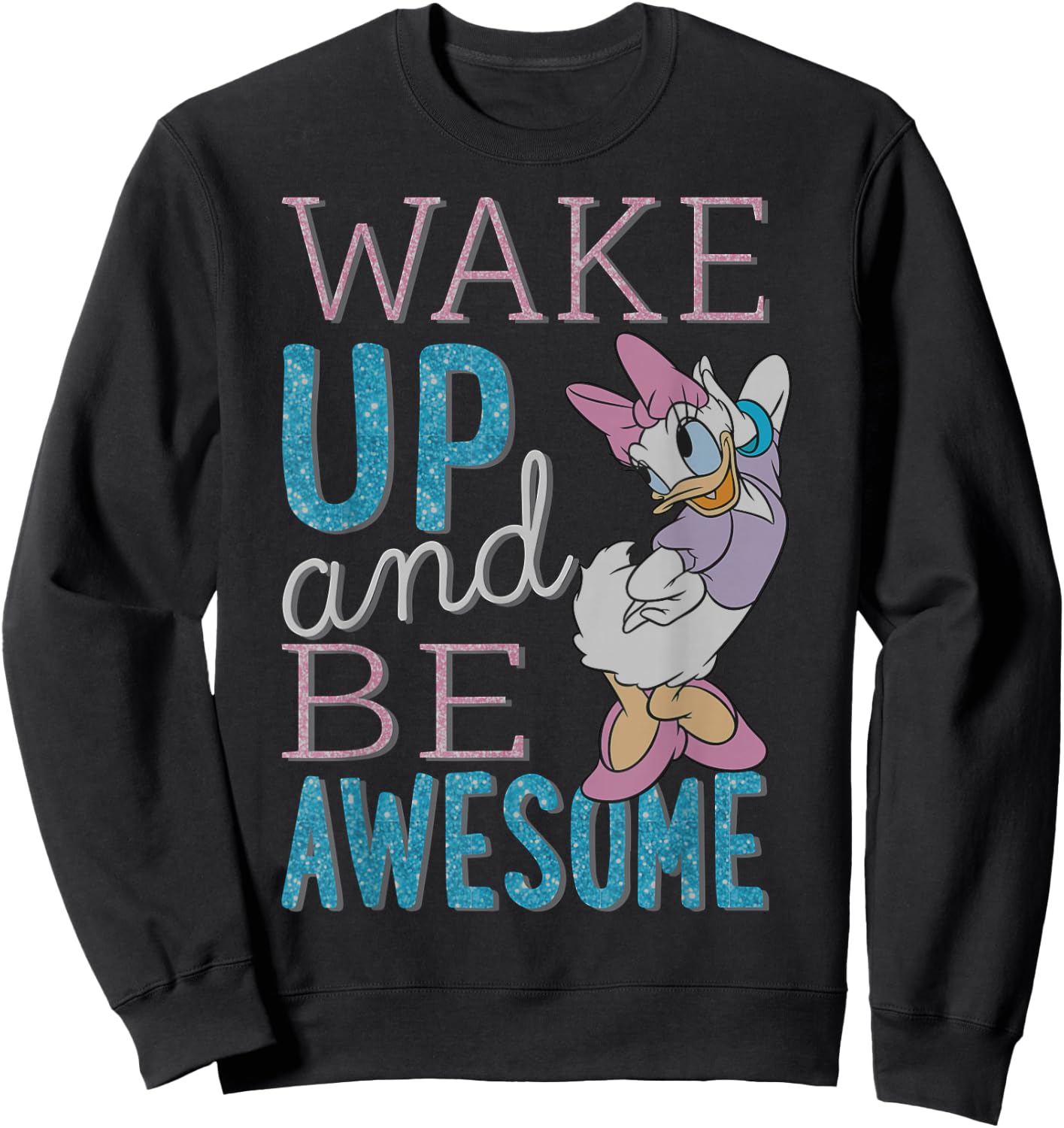 Disney - Daisy Duck Be Awesome Sweatshirt - Sweatshirt | Black