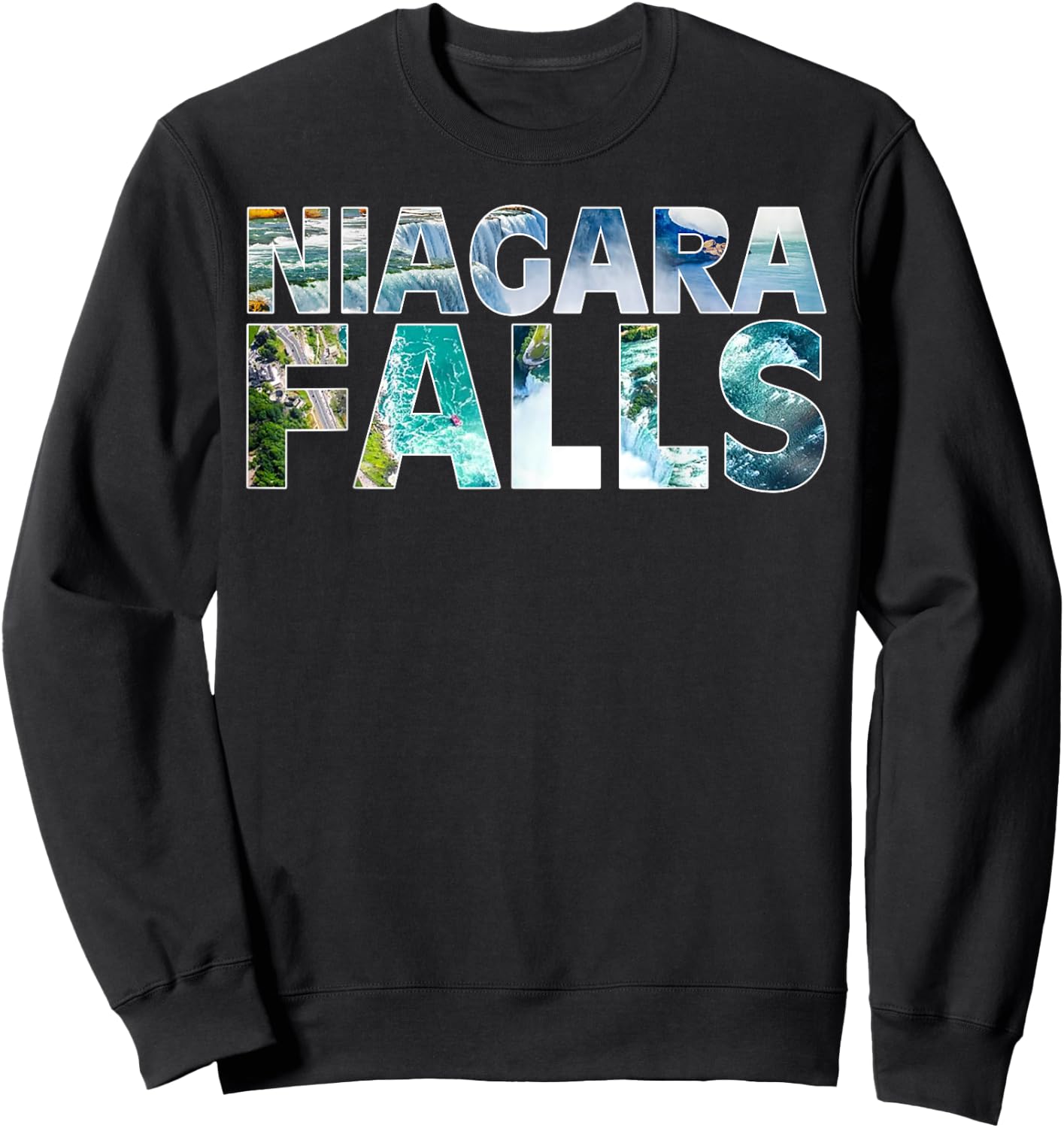 Niagara Falls Souvenir Gift Women Niagara Falls Sweatshirt - Sweatshirt | Black