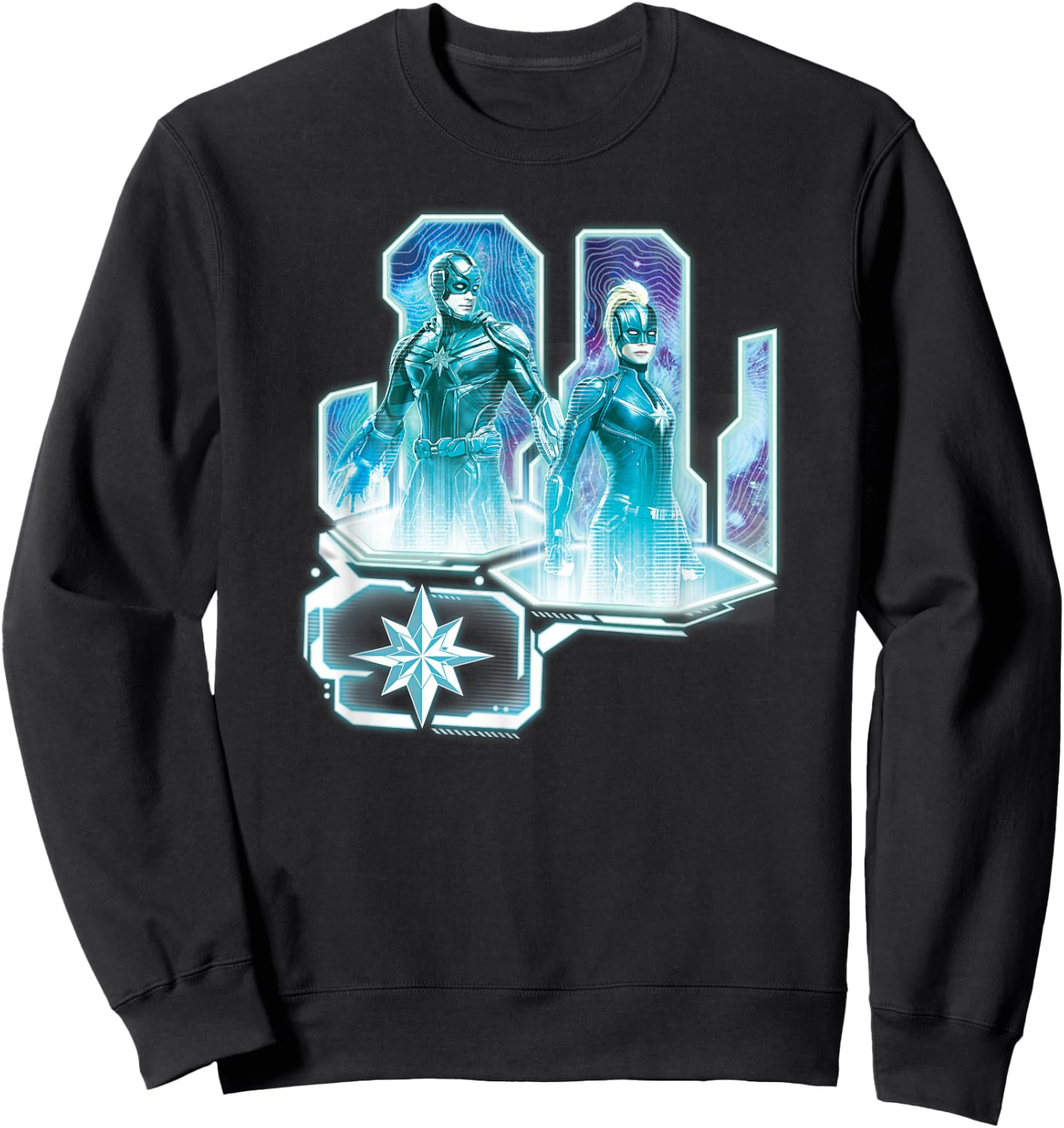 Marvel Captain Marvel Starforce Kree Warriors Sweatshirt - Sweatshirt | Black