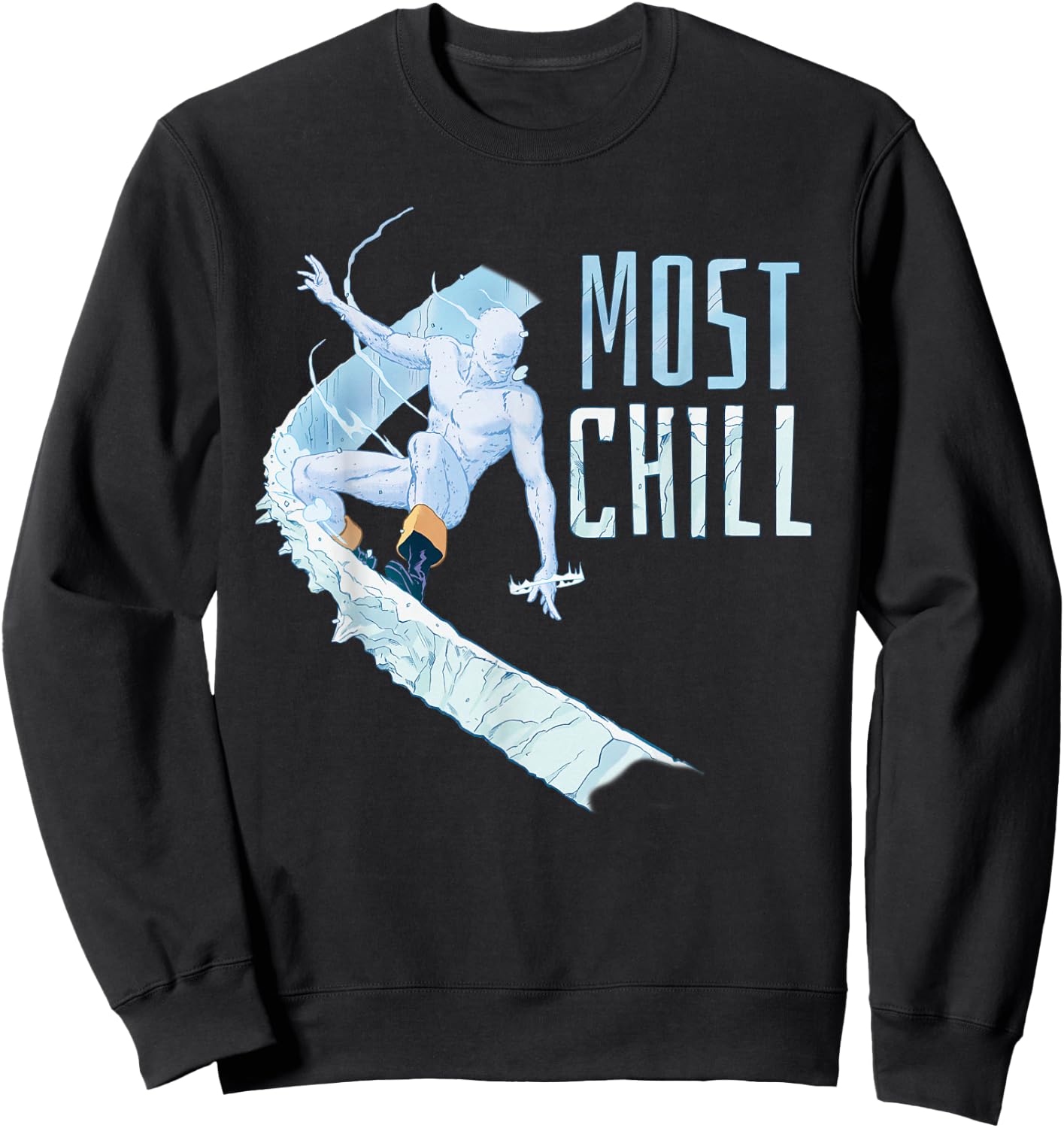 Marvel X-Men Iceman Most Chill Sweatshirt - Sweatshirt | Black