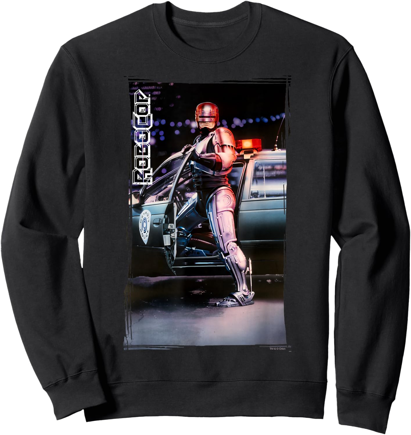 RoboCop Cruiser Photograph Logo Poster Sweatshirt - Sweatshirt | Black