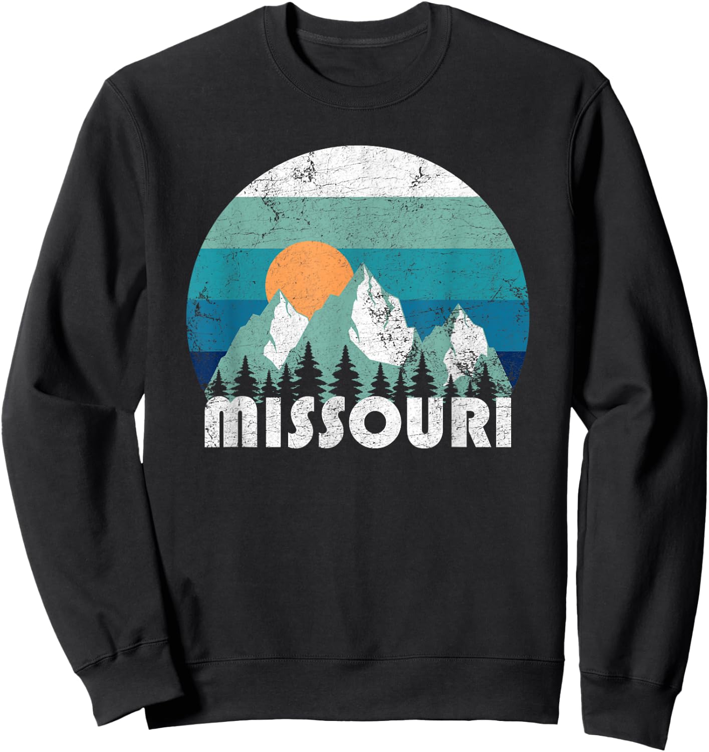 Missouri State Retro Vintage Sweatshirt - Sweatshirt | Black