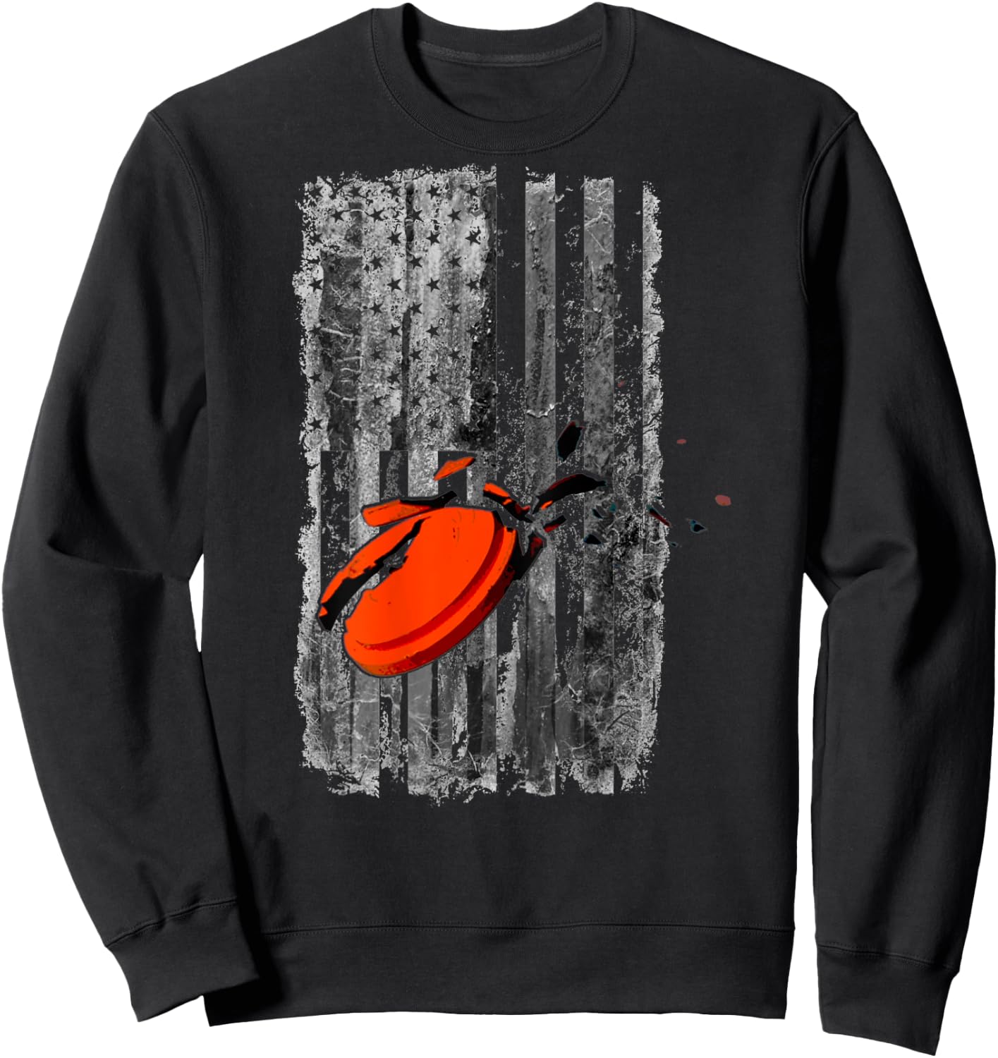 Gun Clay Target Competition Shooting Women & Men Gift Shirt Sweatshirt - Sweatshirt | Black